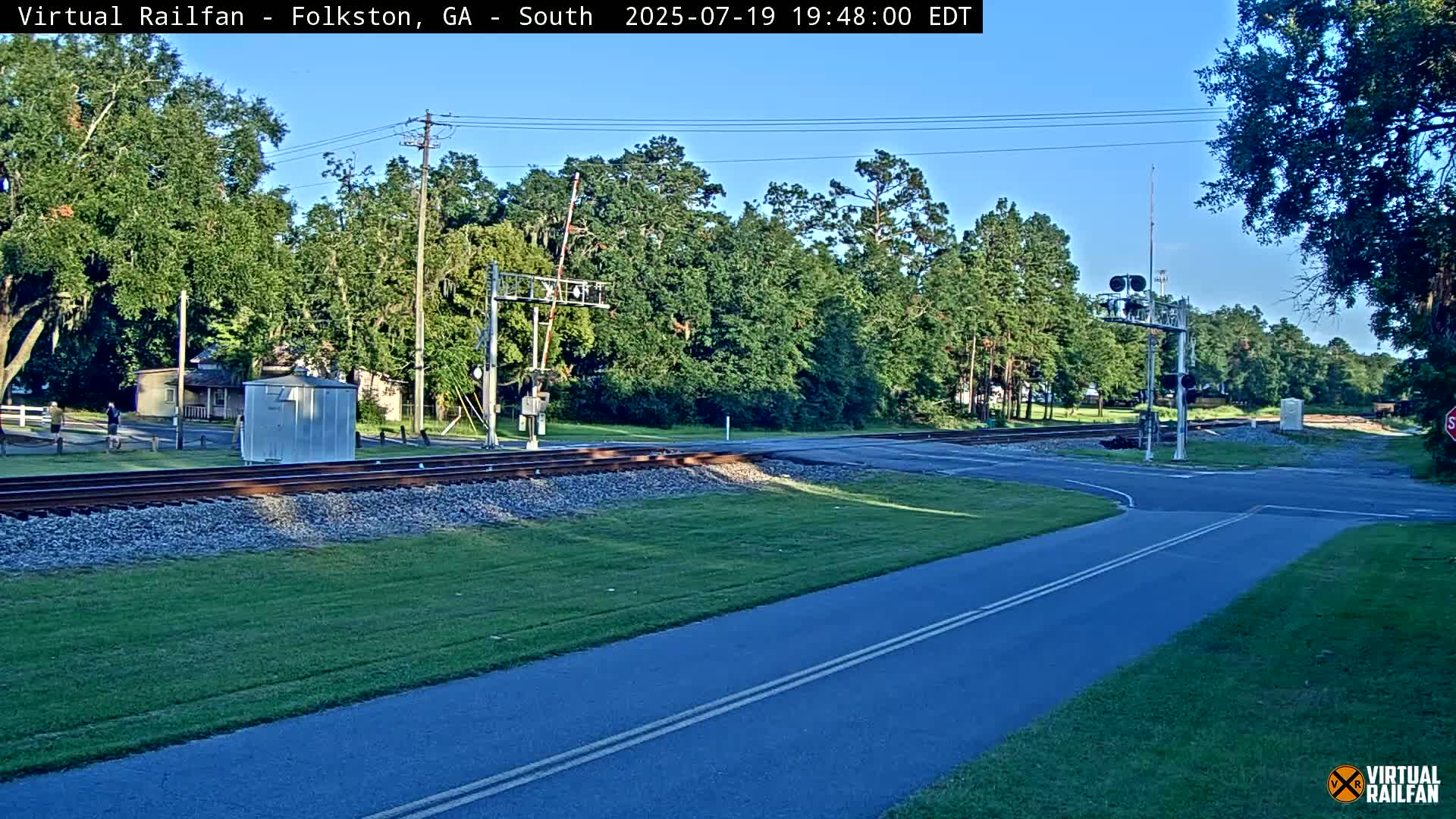 Folkston Railway - W Martin st. Junction Live Cam - Folkston, Charlton, Georgia, USA 