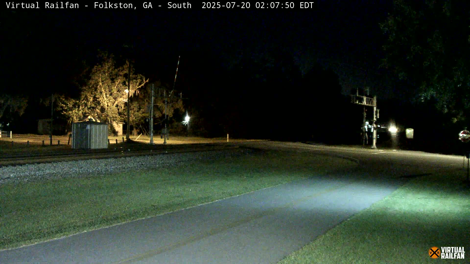 Folkston Railway - W Martin st. Junction Live Cam - Folkston, Charlton, Georgia, USA 