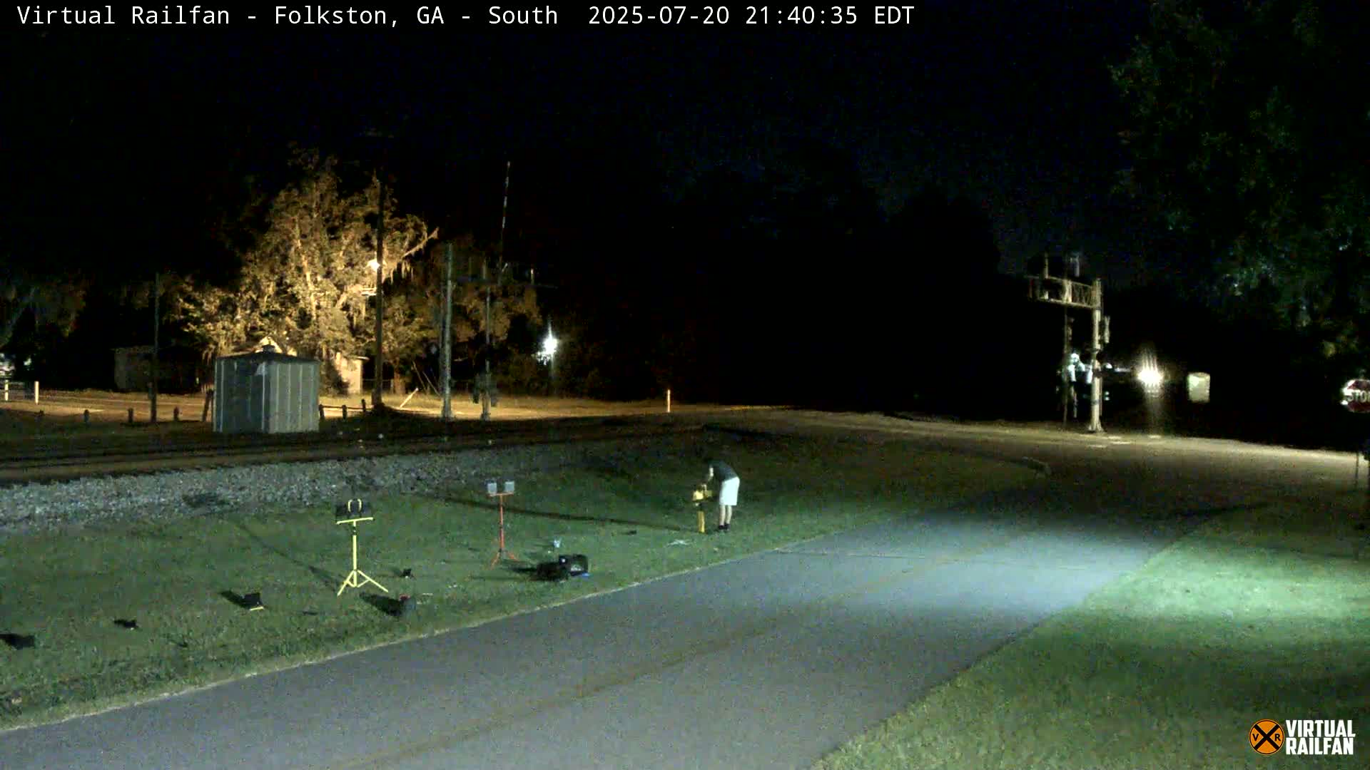 Folkston Railway - W Martin st. Junction Live Cam - Folkston, Charlton, Georgia, USA 
