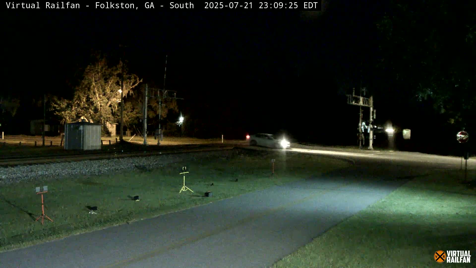 Folkston Railway - W Martin st. Junction Live Cam - Folkston, Charlton, Georgia, USA 