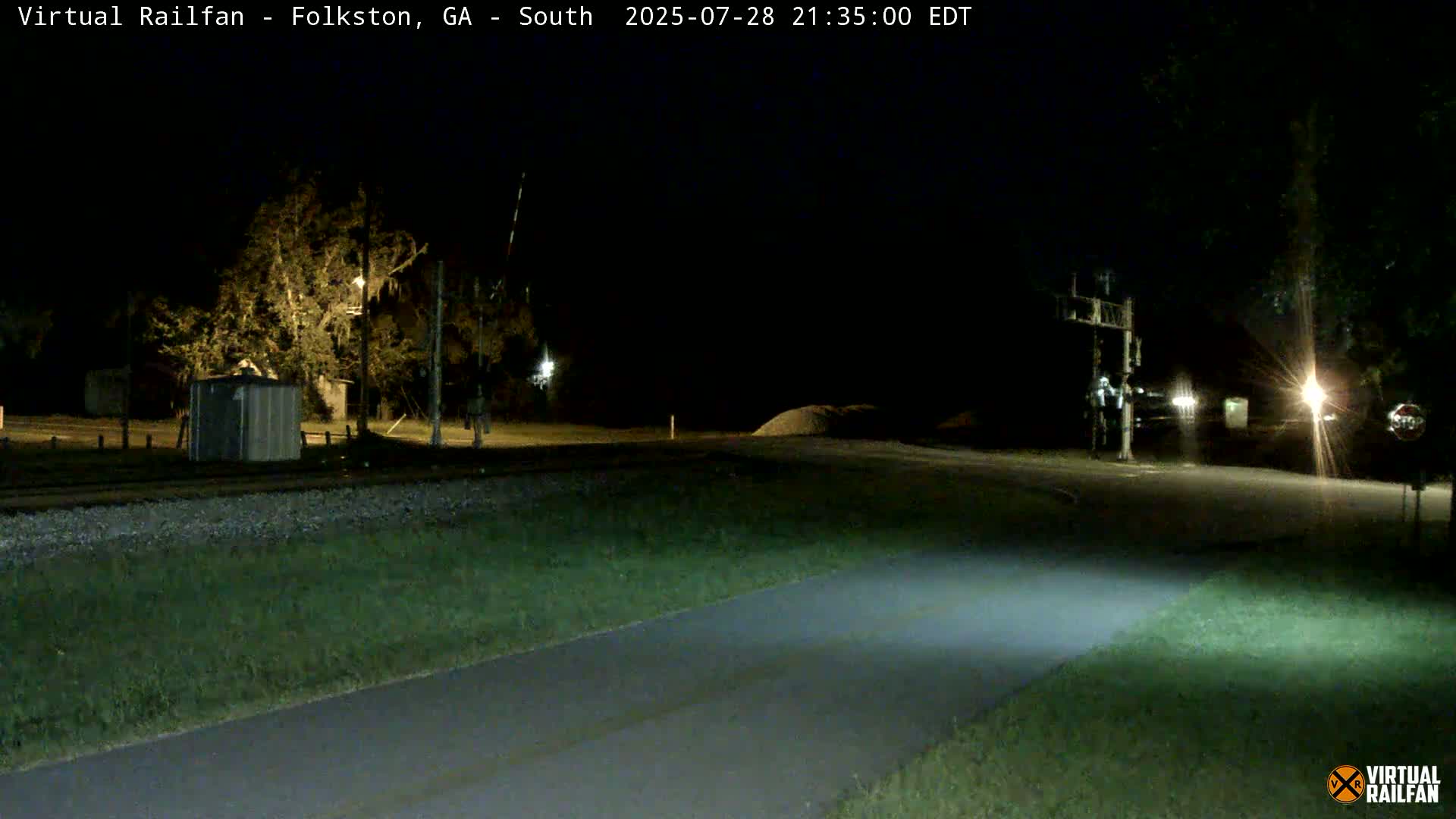 Folkston Railway - W Martin st. Junction Live Cam - Folkston, Charlton, Georgia, USA 