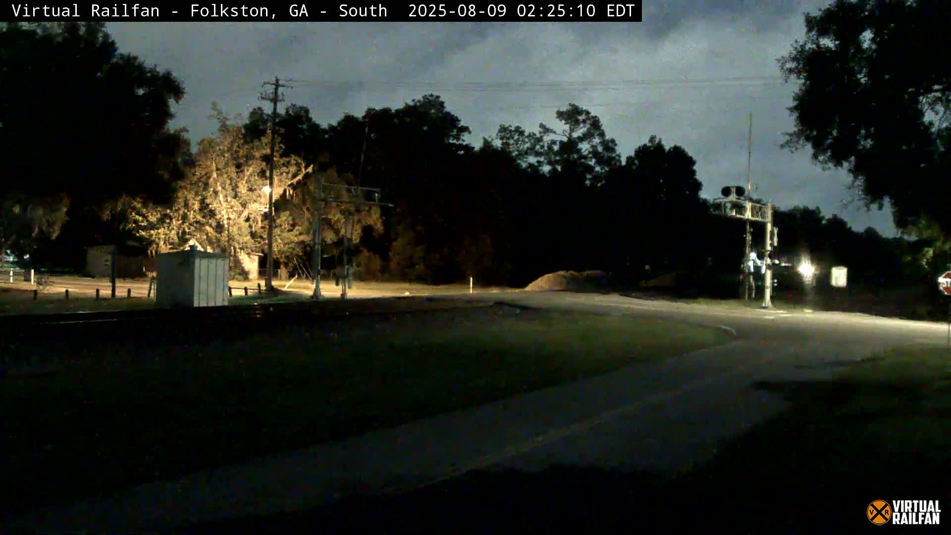 Folkston Railway - W Martin st. Junction Live Cam - Folkston, Charlton, Georgia, USA 