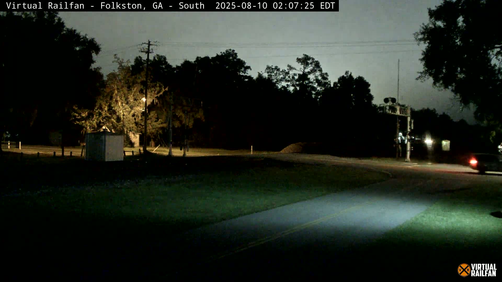 Folkston Railway - W Martin st. Junction Live Cam - Folkston, Charlton, Georgia, USA 
