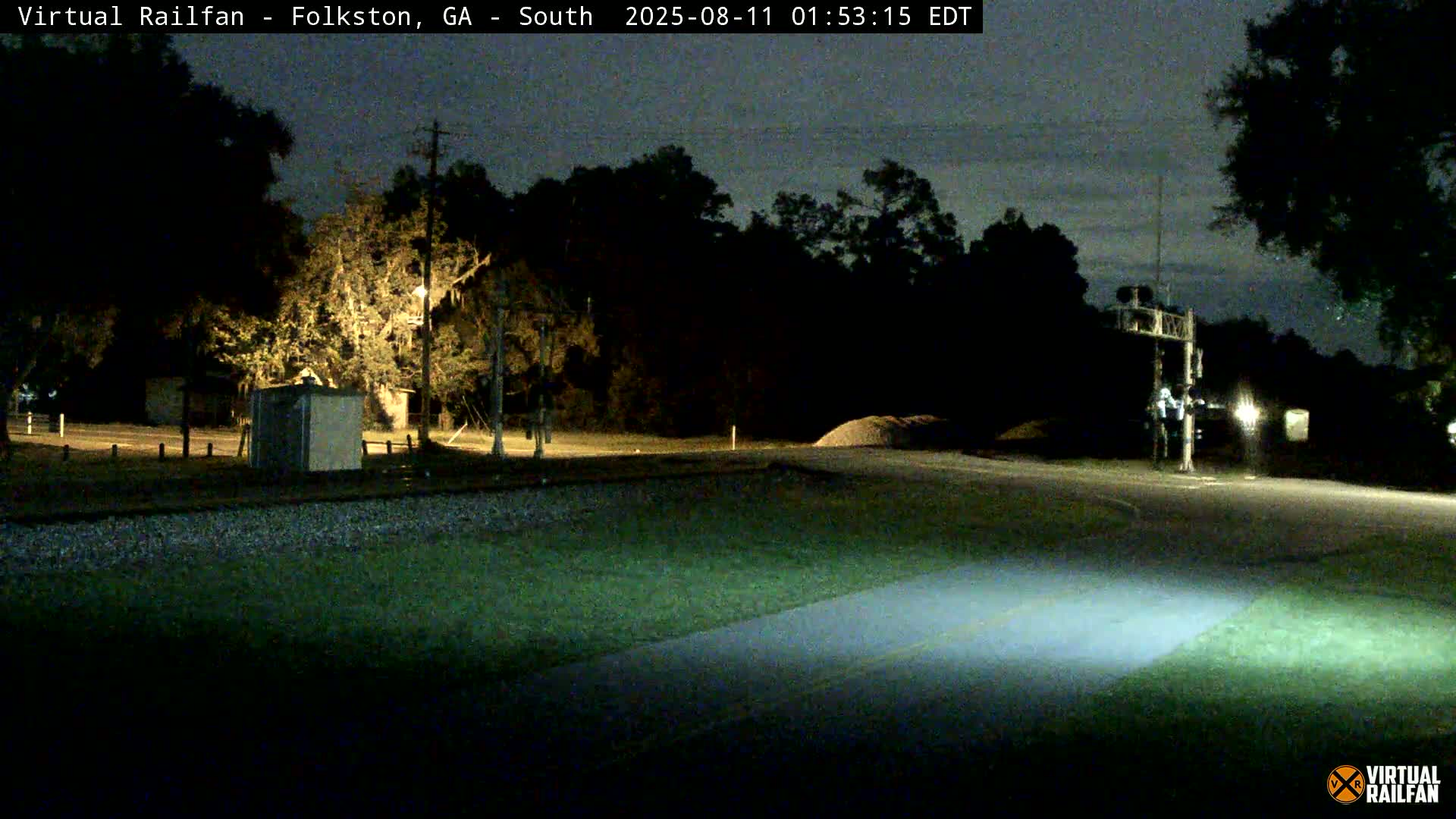 Folkston Railway - W Martin st. Junction Live Cam - Folkston, Charlton, Georgia, USA 