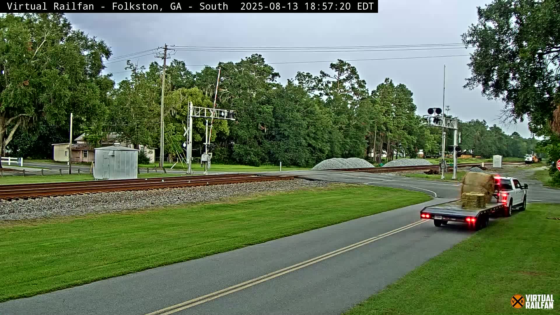 Folkston Railway - W Martin st. Junction Live Cam - Folkston, Charlton, Georgia, USA 