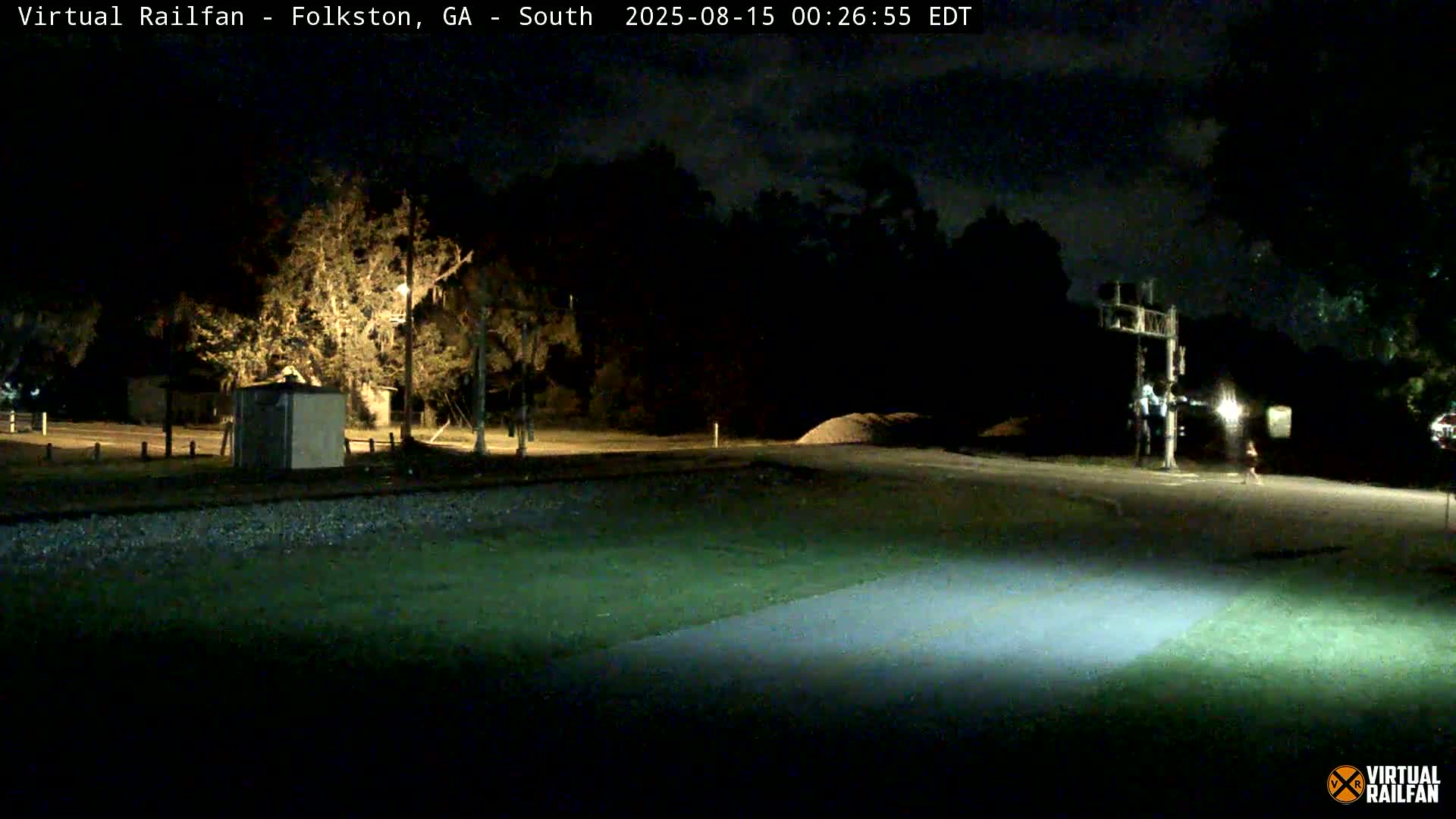 Folkston Railway - W Martin st. Junction Live Cam - Folkston, Charlton, Georgia, USA 