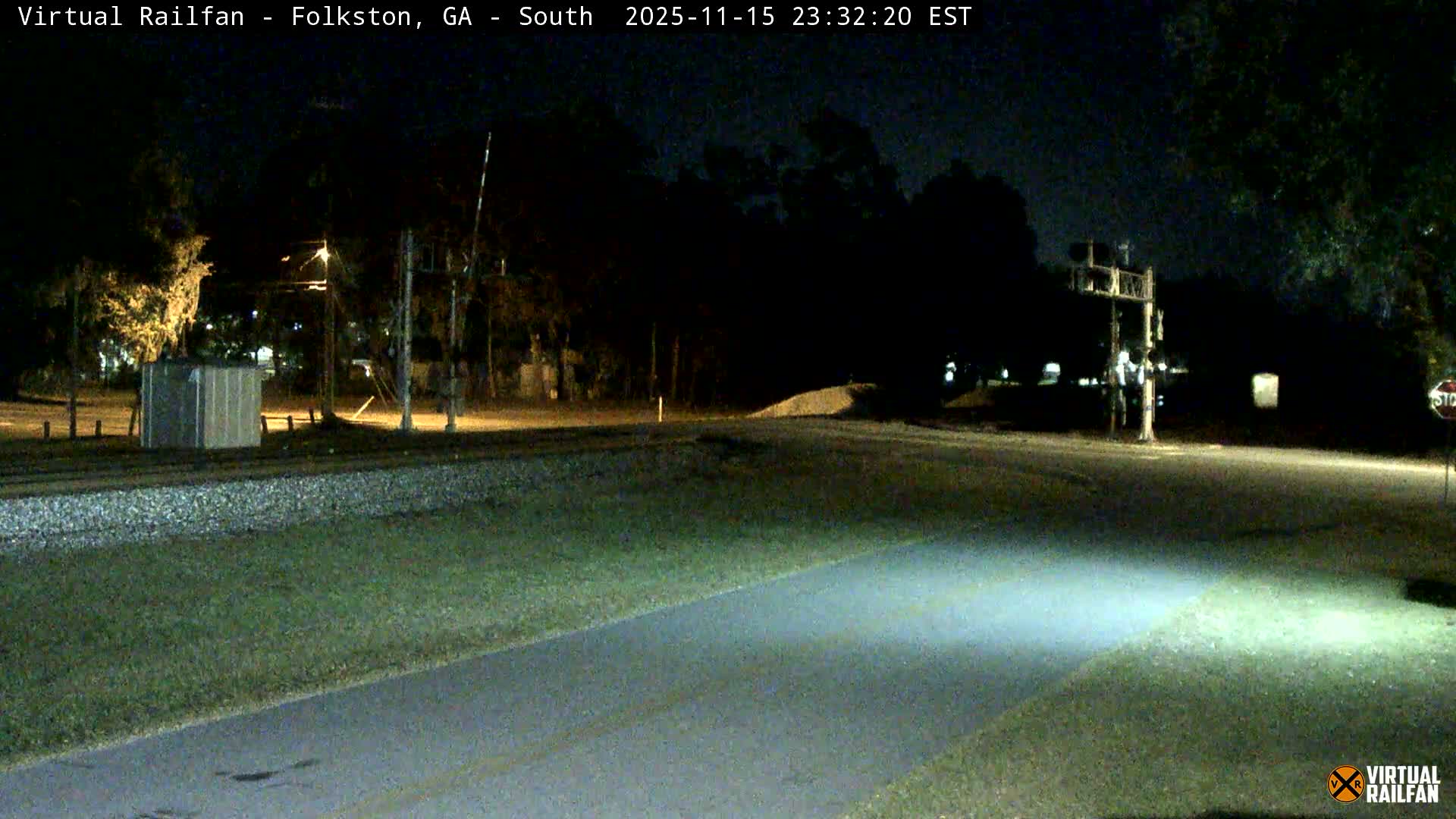 Folkston Railway - W Martin st. Junction Live Cam - Folkston, Charlton, Georgia, USA 