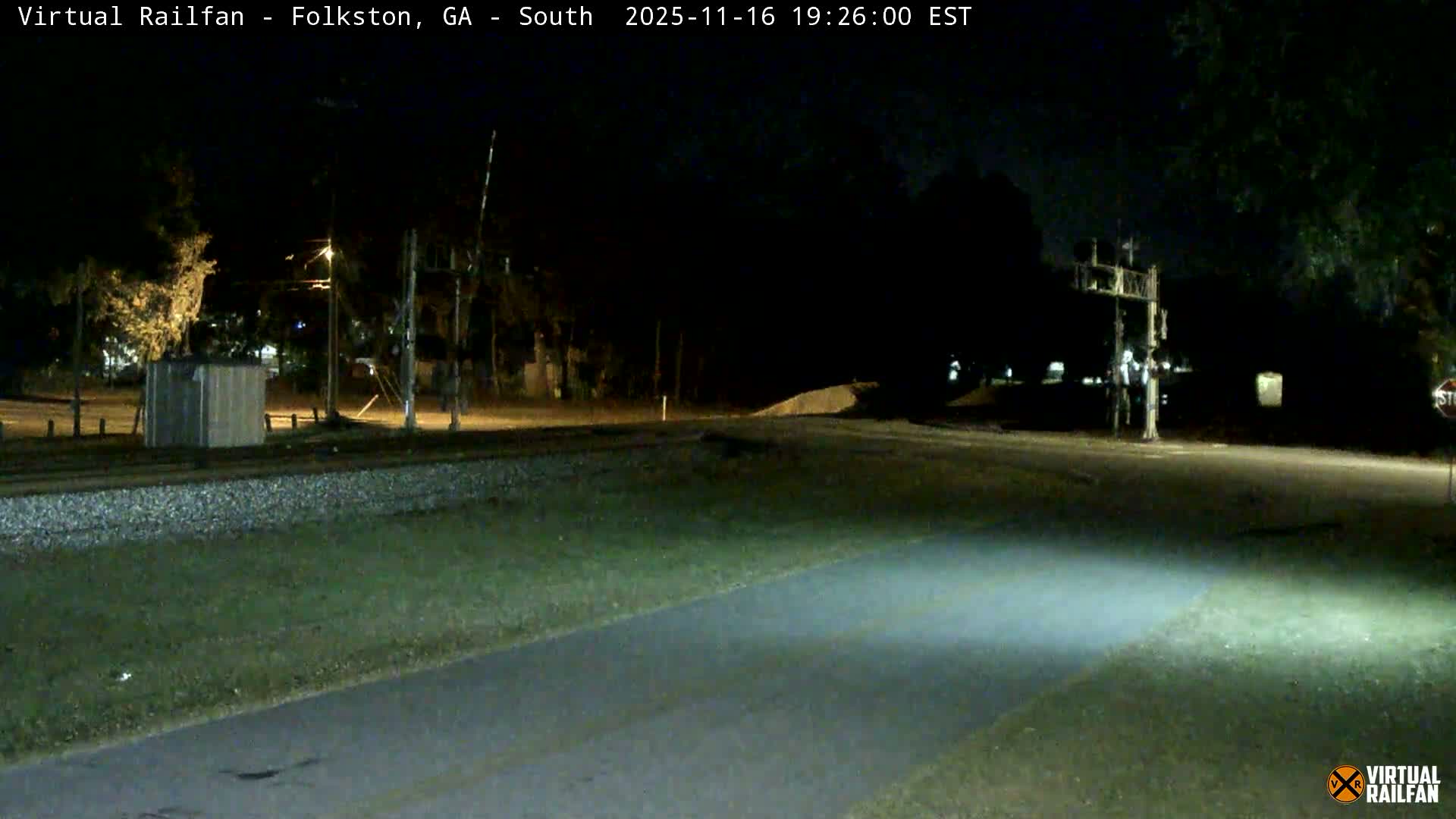 Folkston Railway - W Martin st. Junction Live Cam - Folkston, Charlton, Georgia, USA 