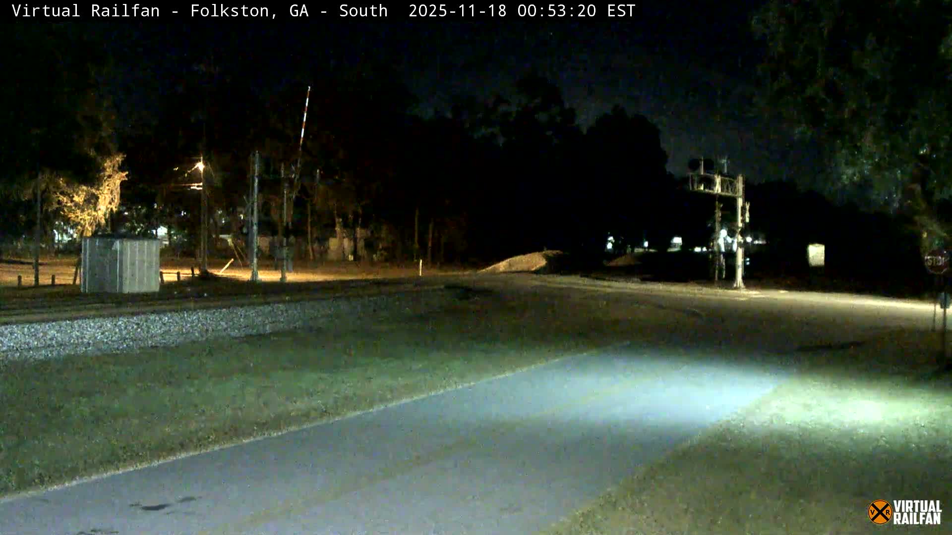 Folkston Railway - W Martin st. Junction Live Cam - Folkston, Charlton, Georgia, USA 