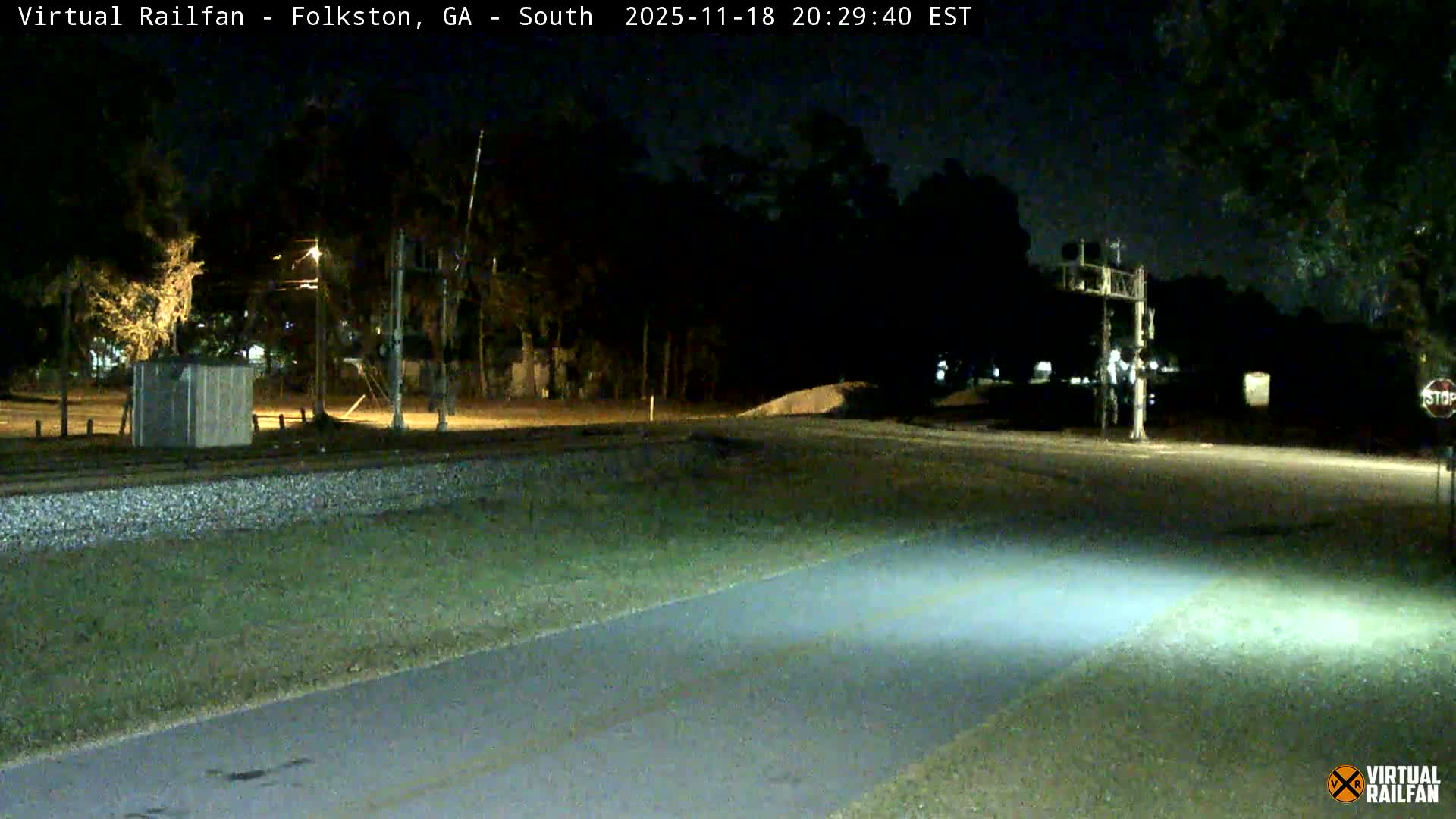 Folkston Railway - W Martin st. Junction Live Cam - Folkston, Charlton, Georgia, USA 