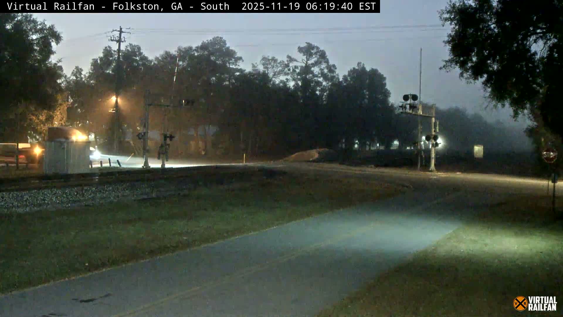 Folkston Railway - W Martin st. Junction Live Cam - Folkston, Charlton, Georgia, USA 