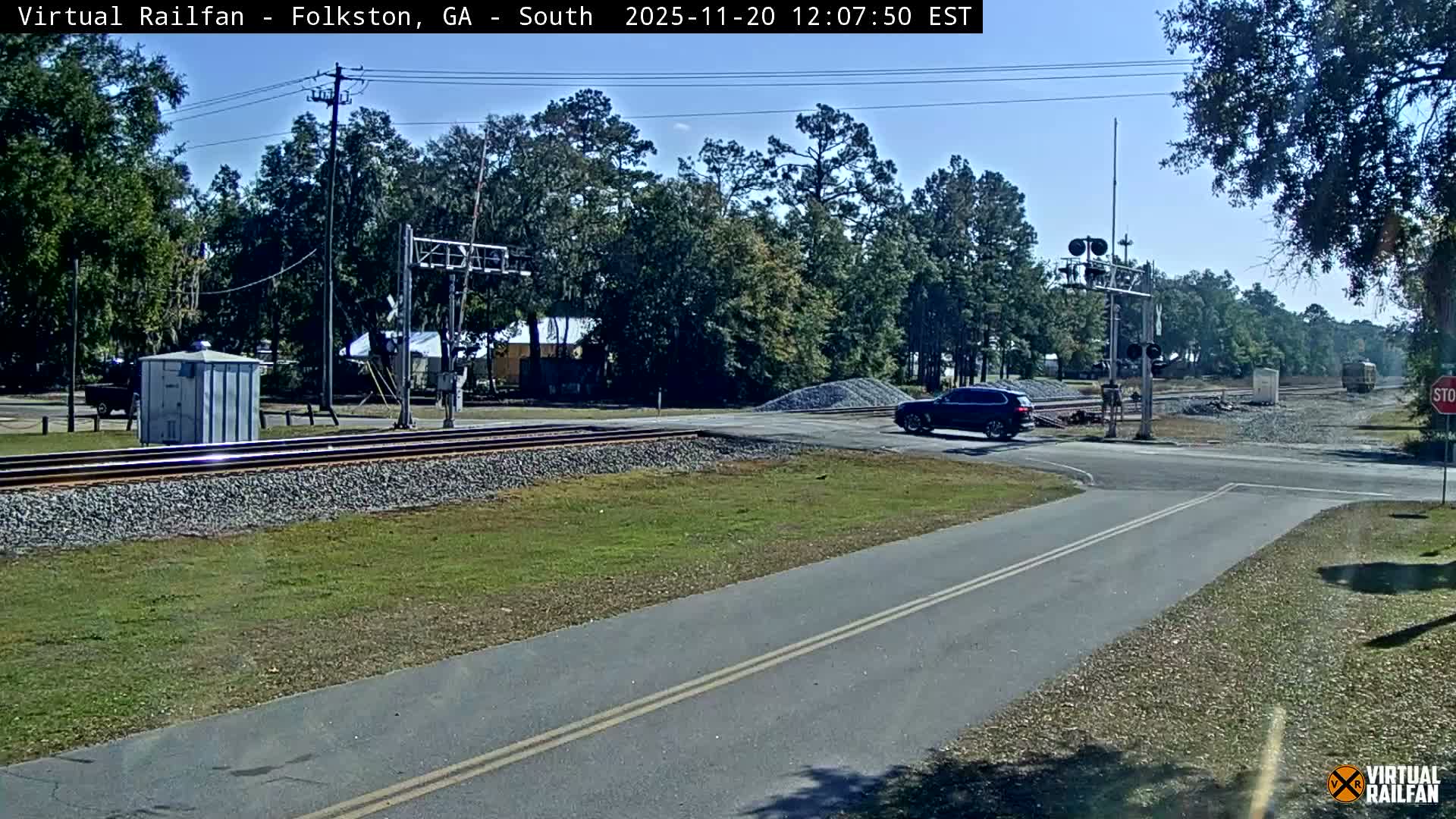 Folkston Railway - W Martin st. Junction Live Cam - Folkston, Charlton, Georgia, USA 