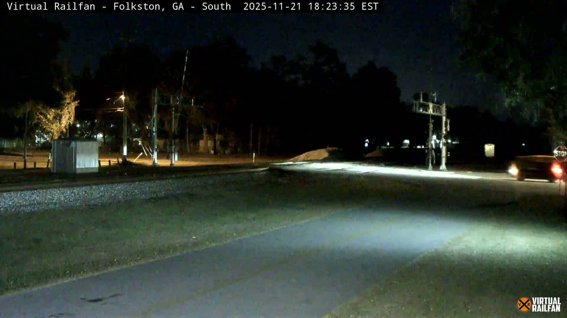 Folkston Railway - W Martin st. Junction Live Cam - Folkston, Charlton, Georgia, USA 