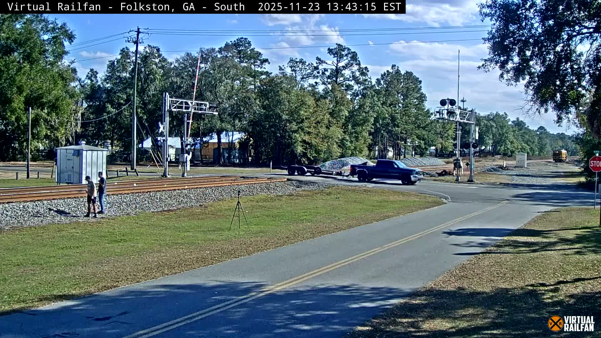 Folkston Railway - W Martin st. Junction Live Cam - Folkston, Charlton, Georgia, USA 
