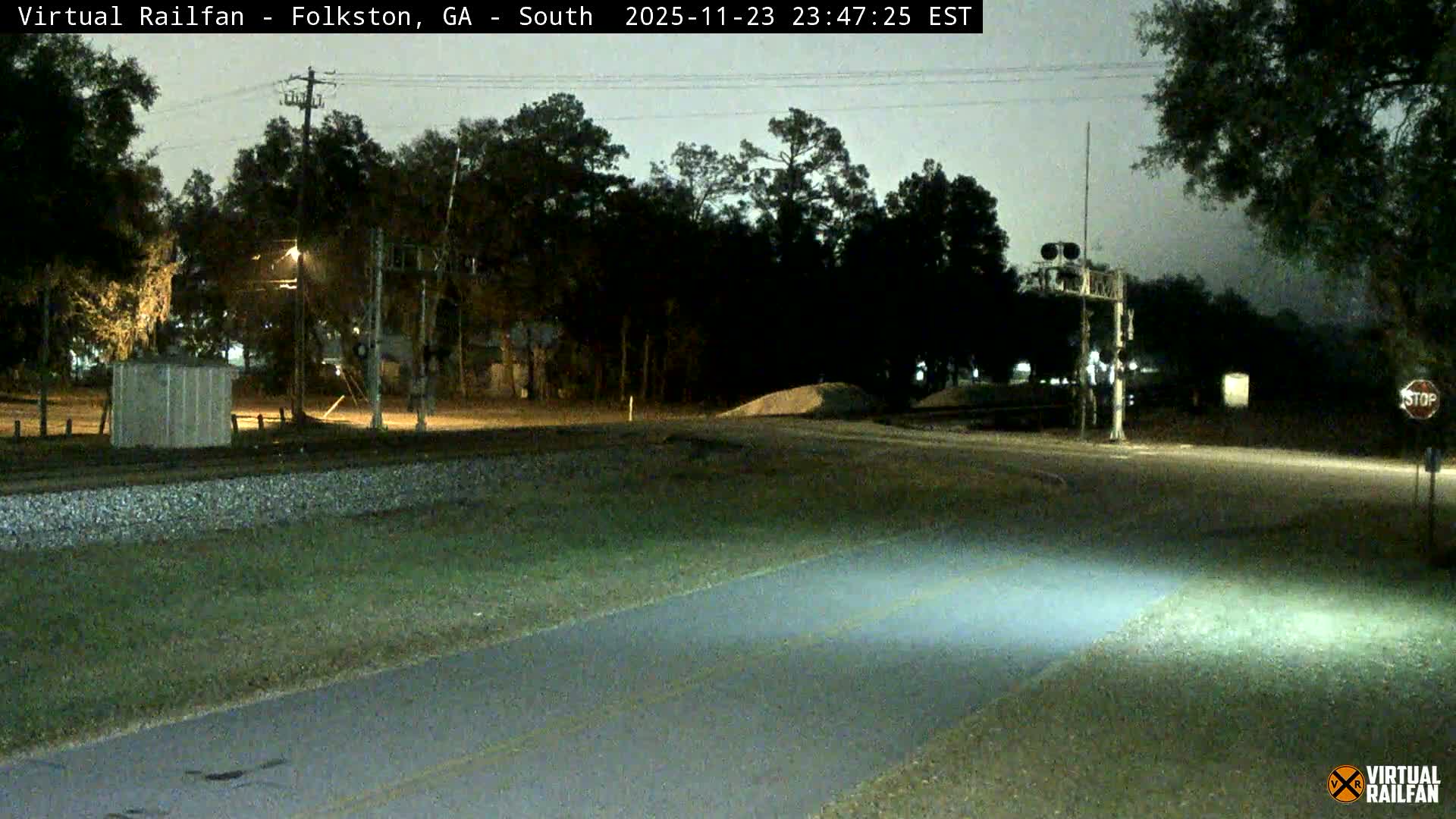 Folkston Railway - W Martin st. Junction Live Cam - Folkston, Charlton, Georgia, USA 