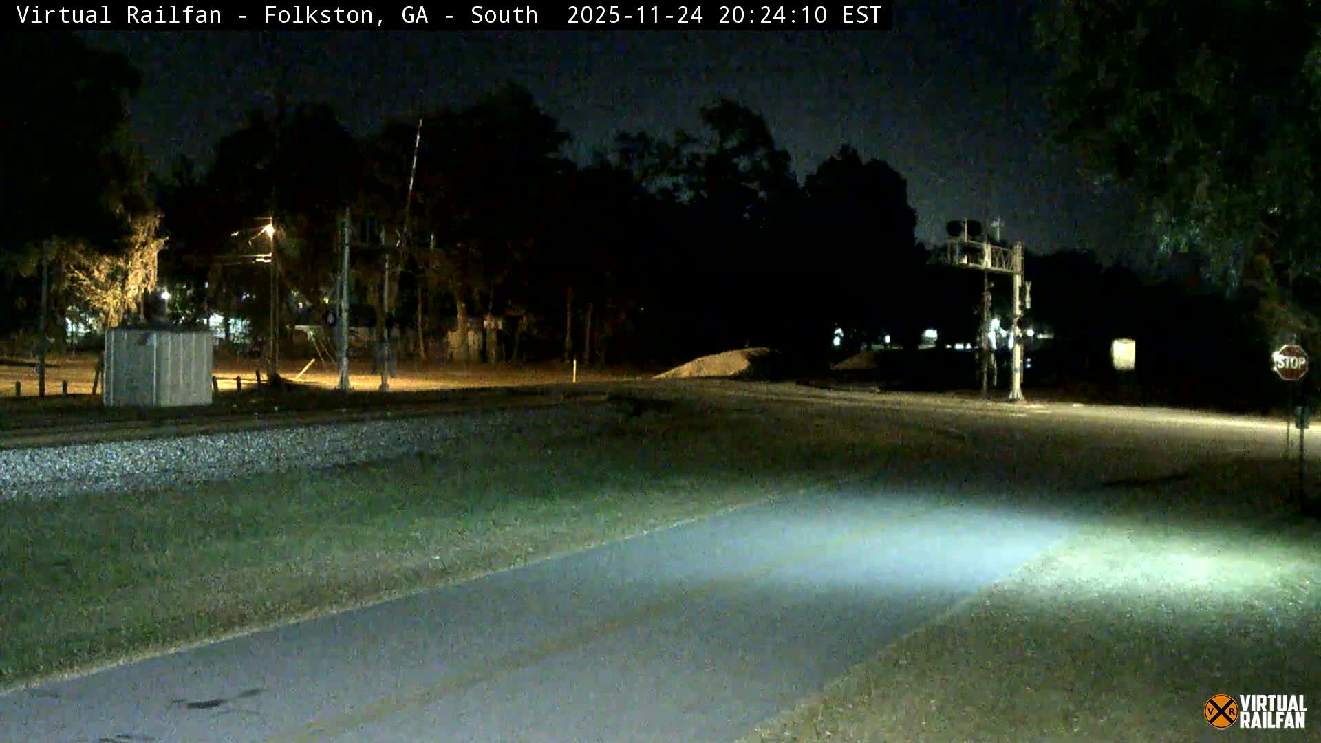 Folkston Railway - W Martin st. Junction Live Cam - Folkston, Charlton, Georgia, USA 