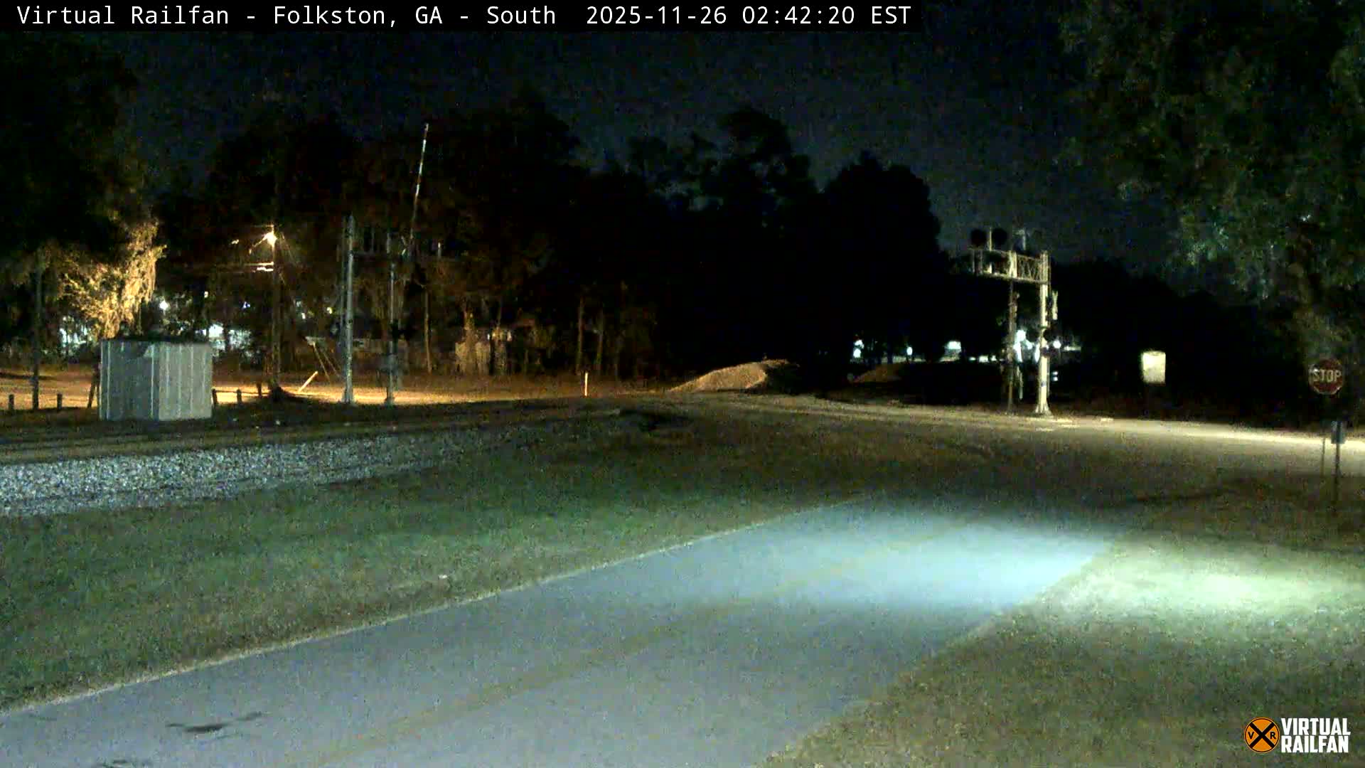 Folkston Railway - W Martin st. Junction Live Cam - Folkston, Charlton, Georgia, USA 