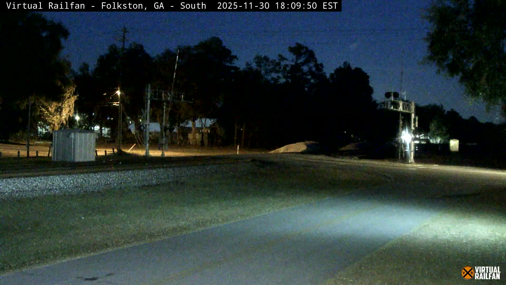 Folkston Railway - W Martin st. Junction Live Cam - Folkston, Charlton, Georgia, USA 
