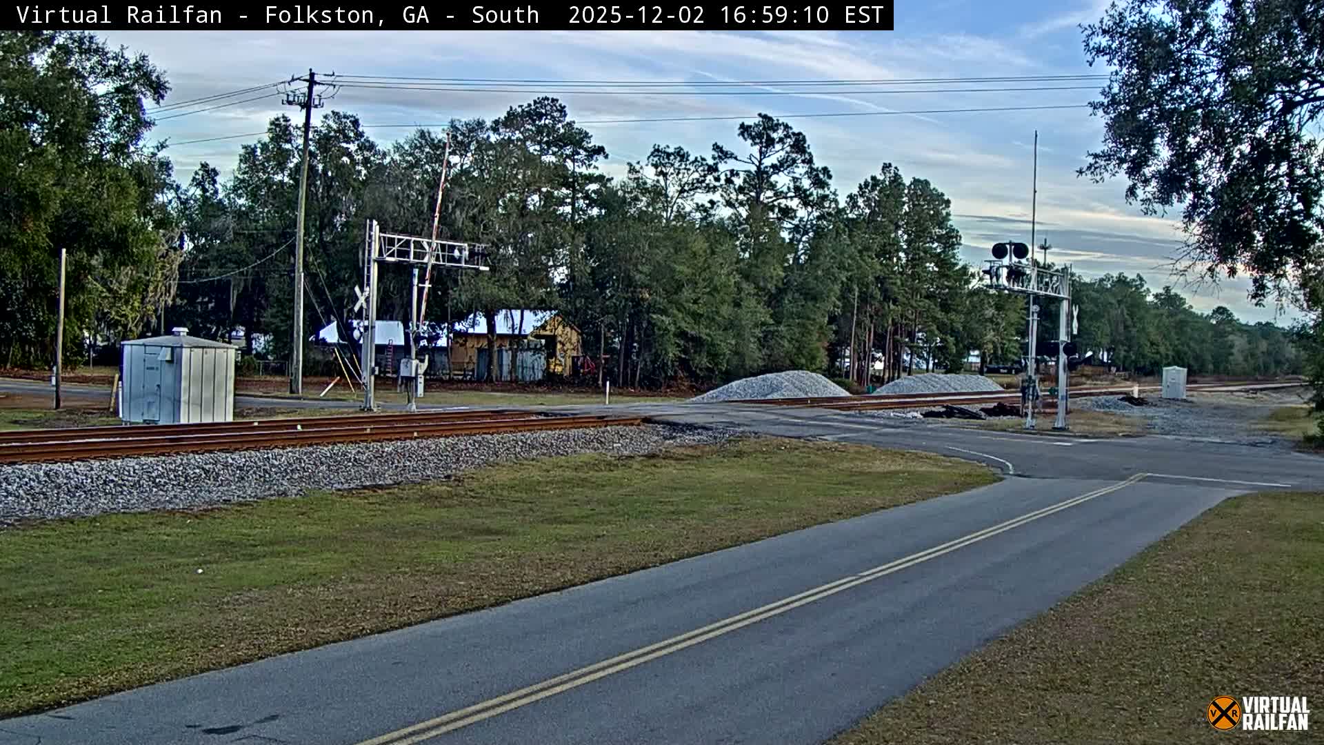 Folkston Railway - W Martin st. Junction Live Cam - Folkston, Charlton, Georgia, USA 