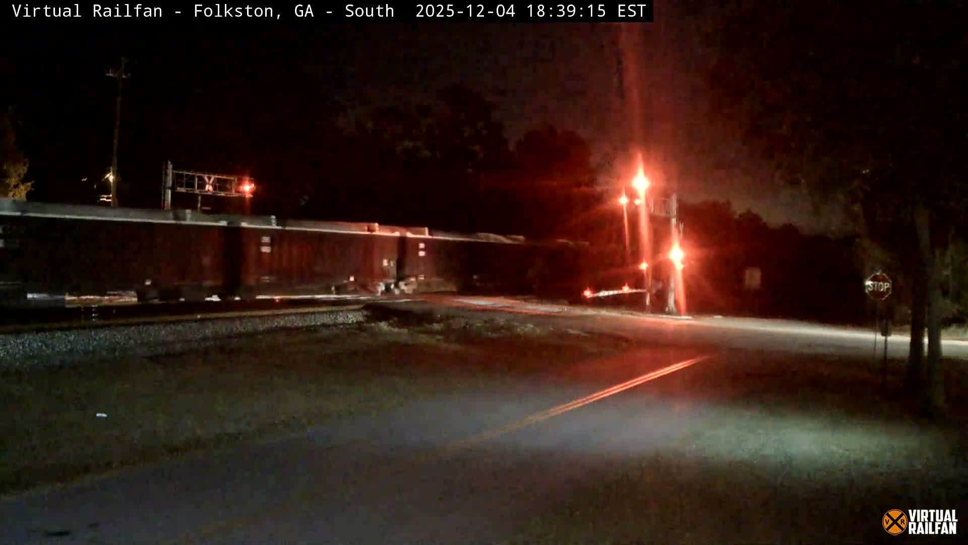 Folkston Railway - W Martin st. Junction Live Cam - Folkston, Charlton, Georgia, USA 