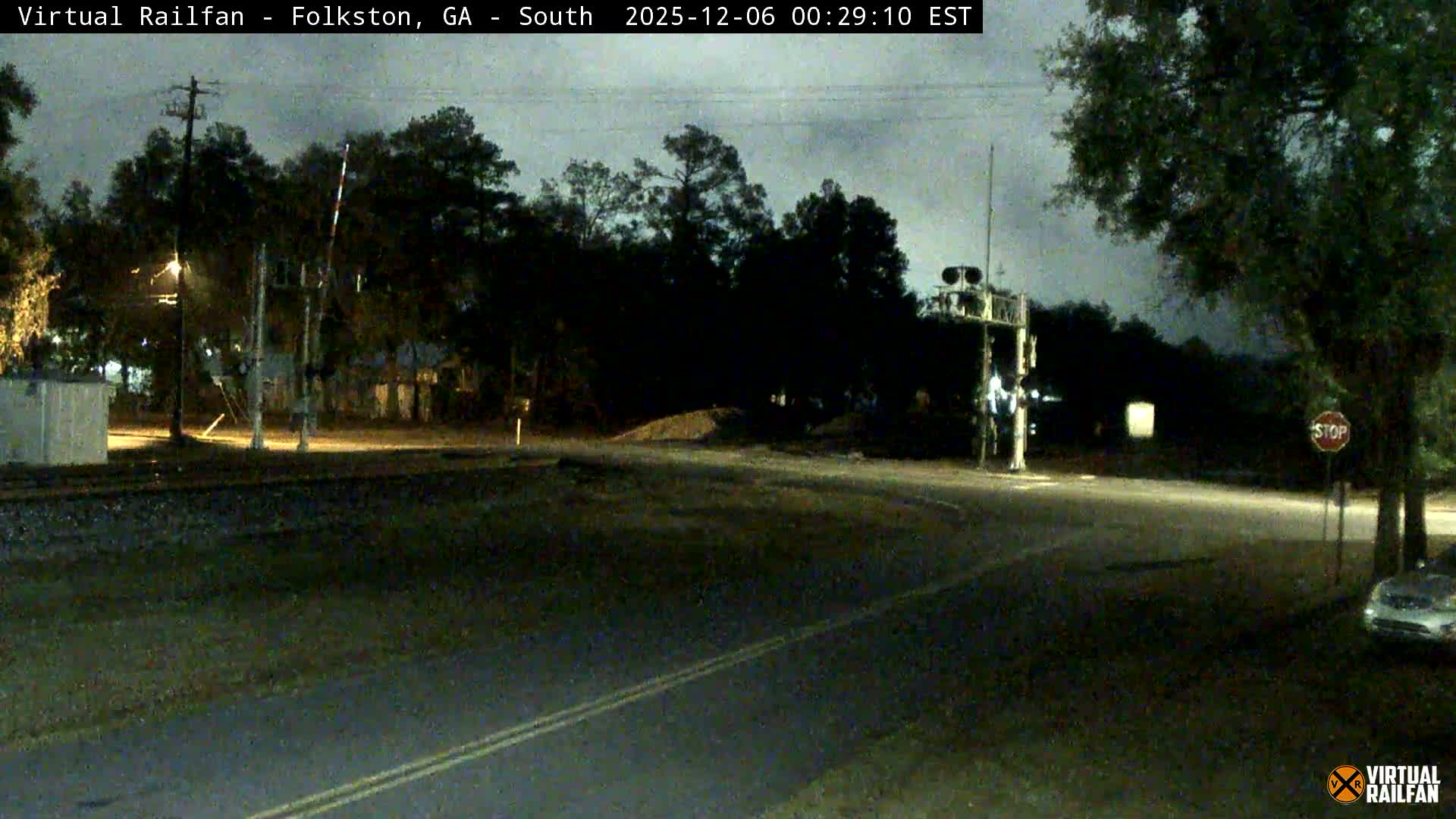 Folkston Railway - W Martin st. Junction Live Cam - Folkston, Charlton, Georgia, USA 