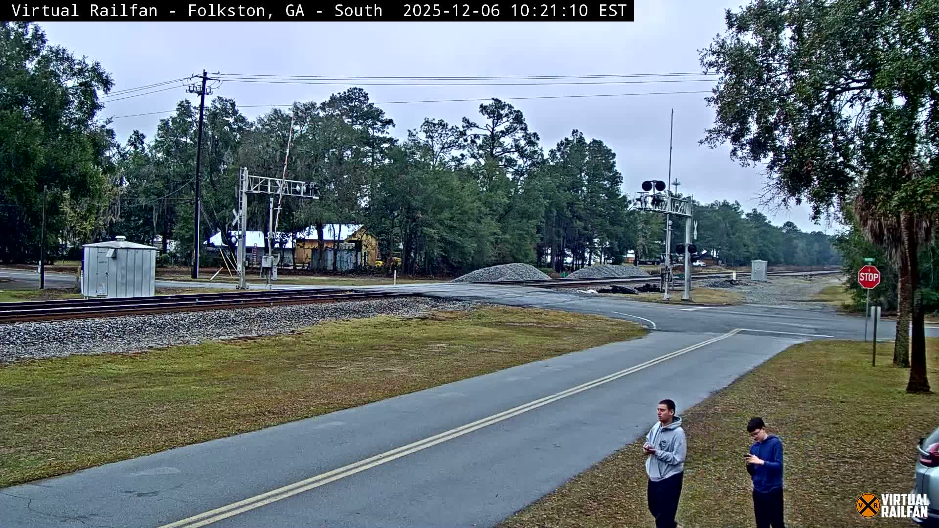 Folkston Railway - W Martin st. Junction Live Cam - Folkston, Charlton, Georgia, USA 