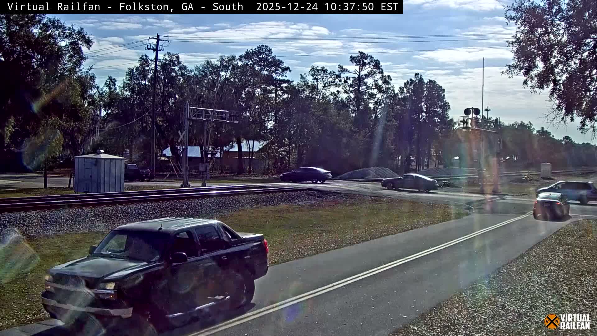 Folkston Railway - W Martin st. Junction Live Cam - Folkston, Charlton, Georgia, USA 