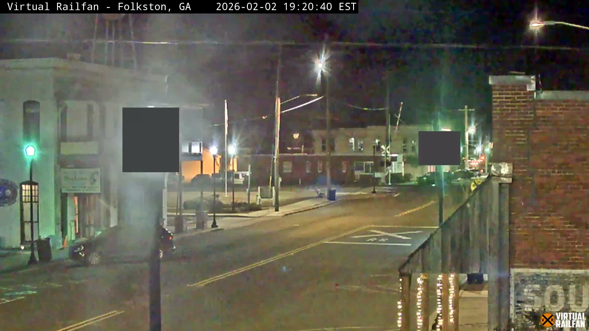 Folkston Railway - W Martin st. Junction Live Cam - Folkston, Charlton, Georgia, USA 