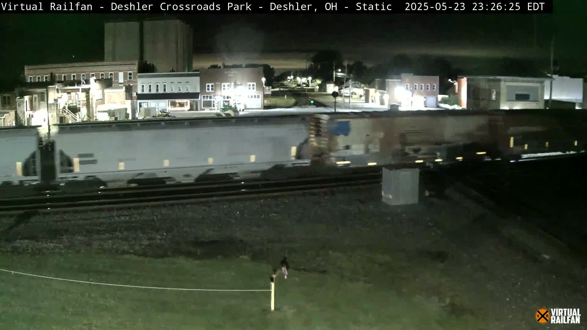 Deshler Crossroad Park Railway Junction Live Cam - Deshler, Henry, Ohio, USA