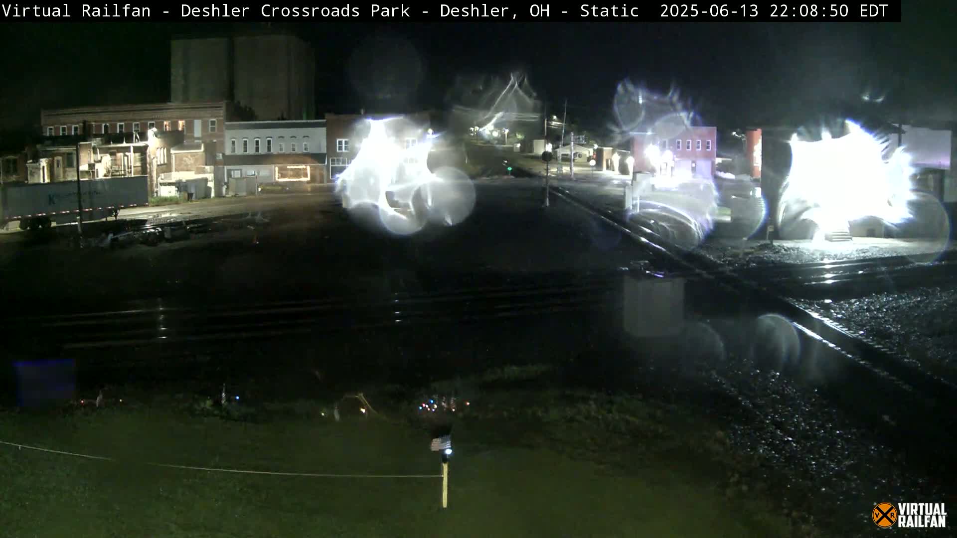 Deshler Crossroad Park Railway Junction Live Cam - Deshler, Henry, Ohio, USA