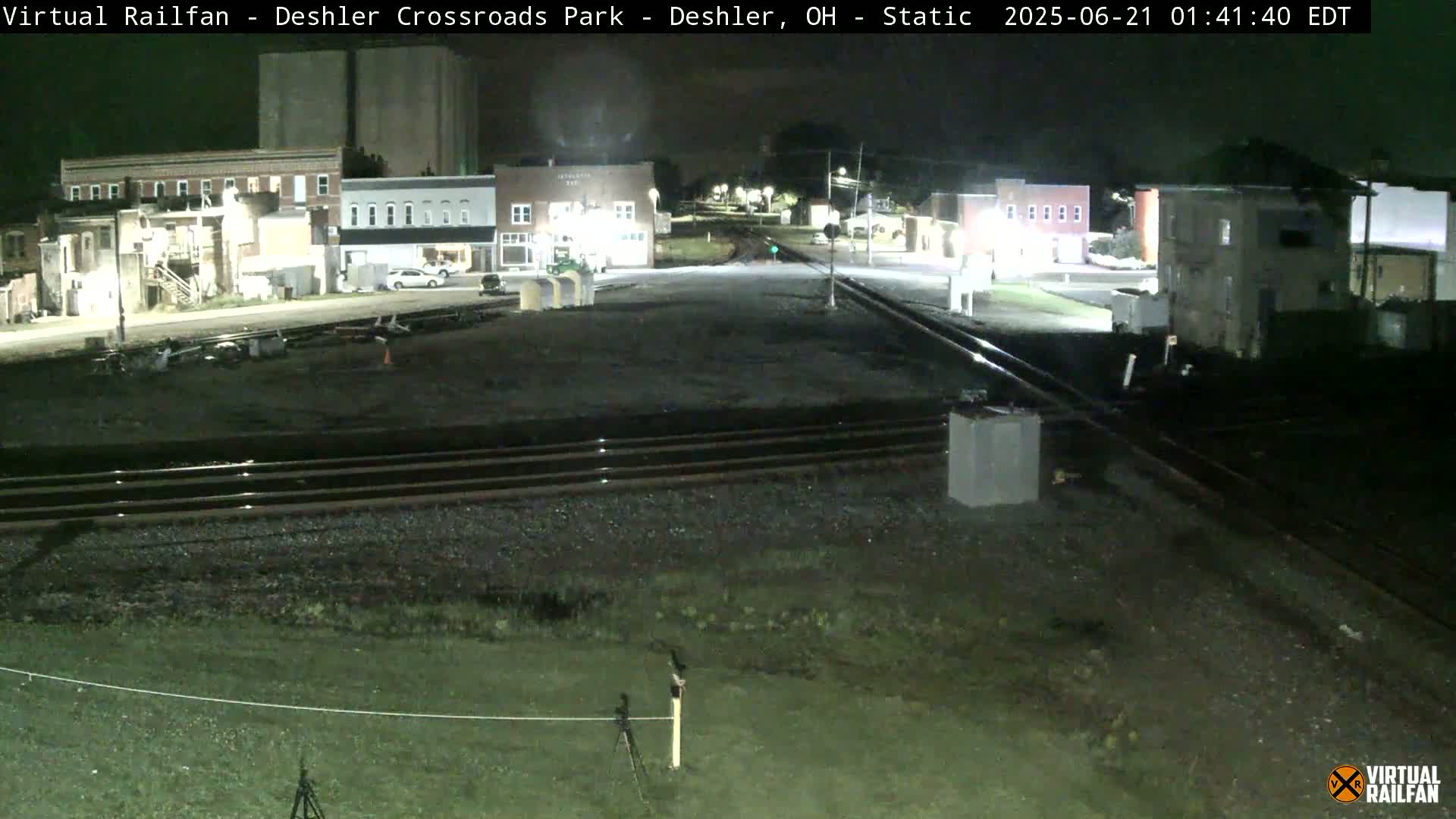 Deshler Crossroad Park Railway Junction Live Cam - Deshler, Henry, Ohio, USA