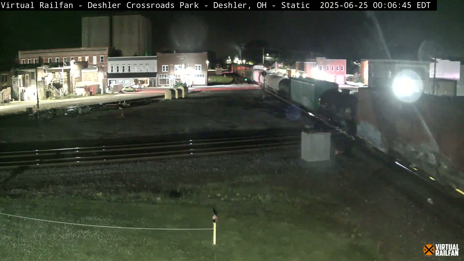 Deshler Crossroad Park Railway Junction Live Cam - Deshler, Henry, Ohio, USA