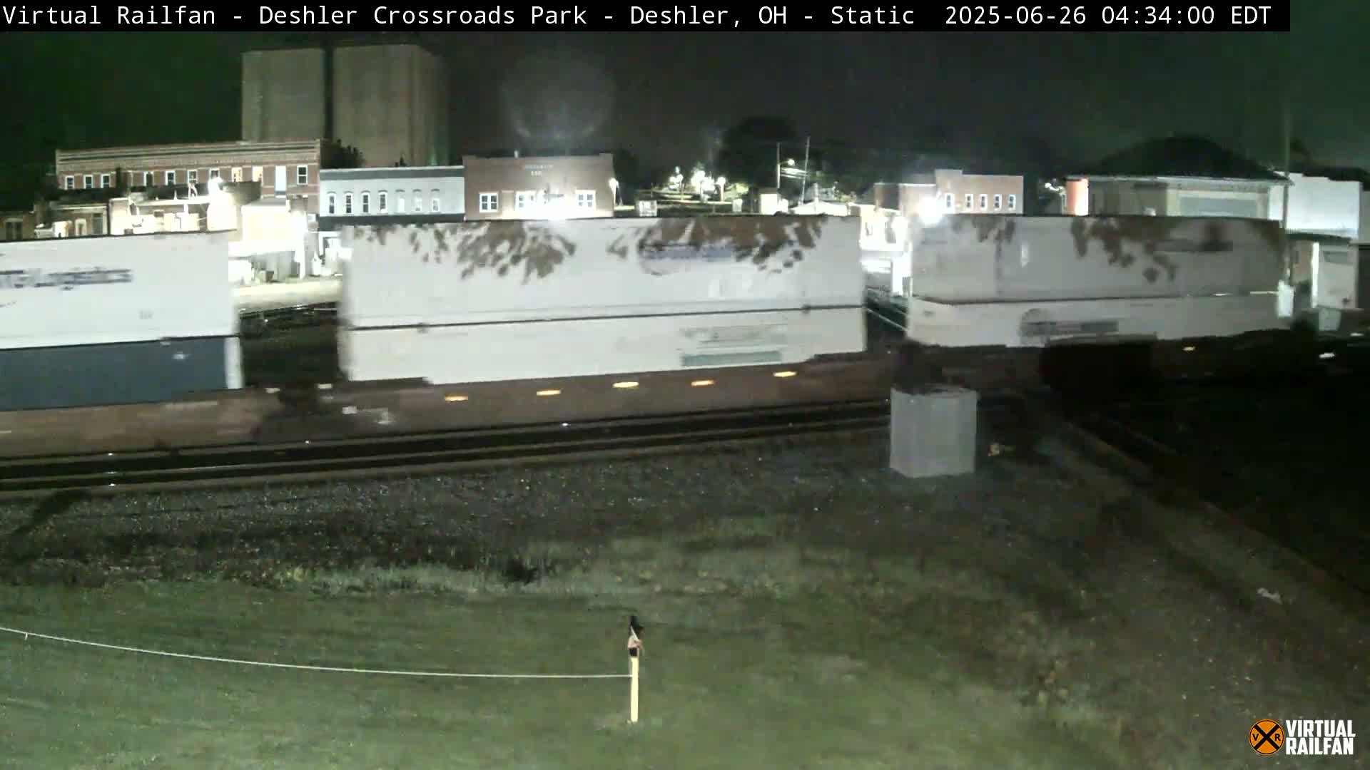 Deshler Crossroad Park Railway Junction Live Cam - Deshler, Henry, Ohio, USA