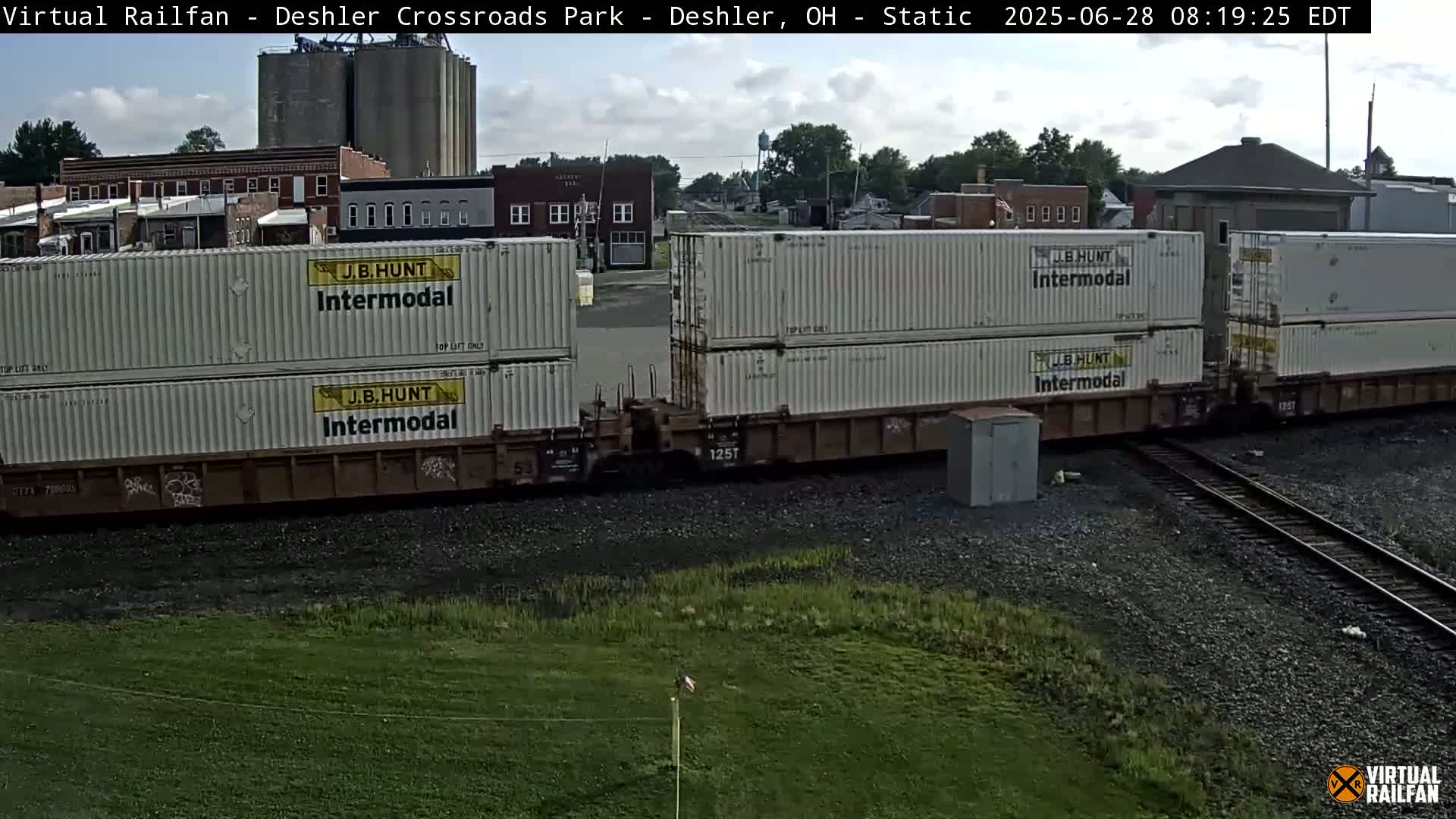 Deshler Crossroad Park Railway Junction Live Cam - Deshler, Henry, Ohio, USA