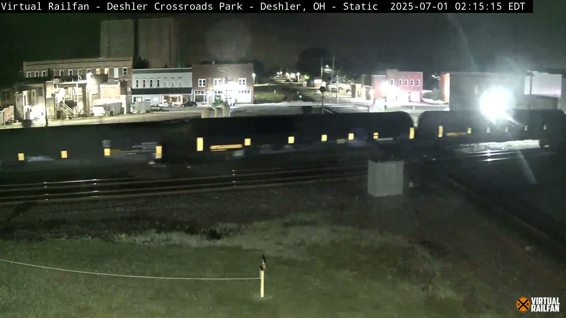 Deshler Crossroad Park Railway Junction Live Cam - Deshler, Henry, Ohio, USA