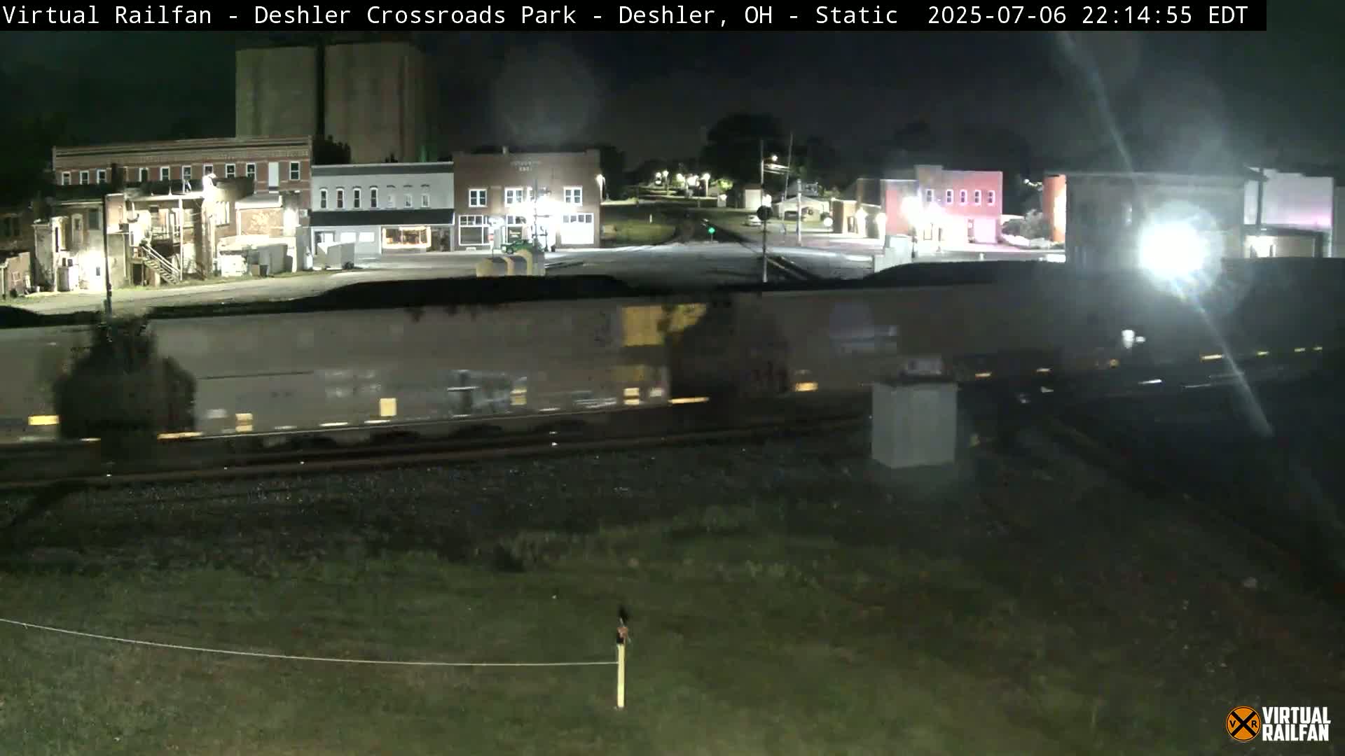 Deshler Crossroad Park Railway Junction Live Cam - Deshler, Henry, Ohio, USA