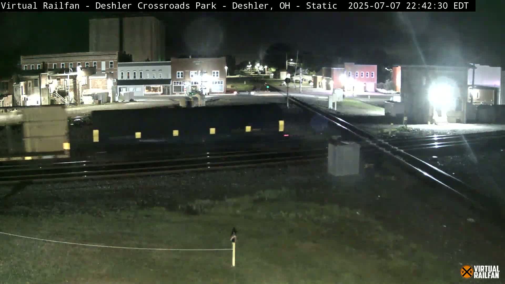 Deshler Crossroad Park Railway Junction Live Cam - Deshler, Henry, Ohio, USA