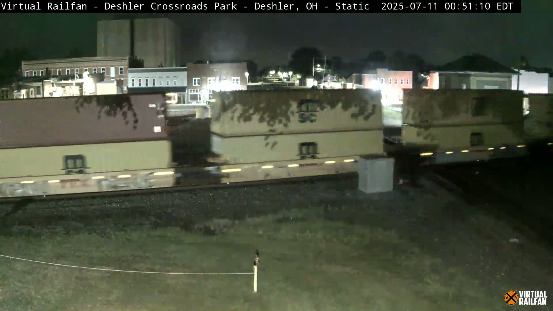 Deshler Crossroad Park Railway Junction Live Cam - Deshler, Henry, Ohio, USA