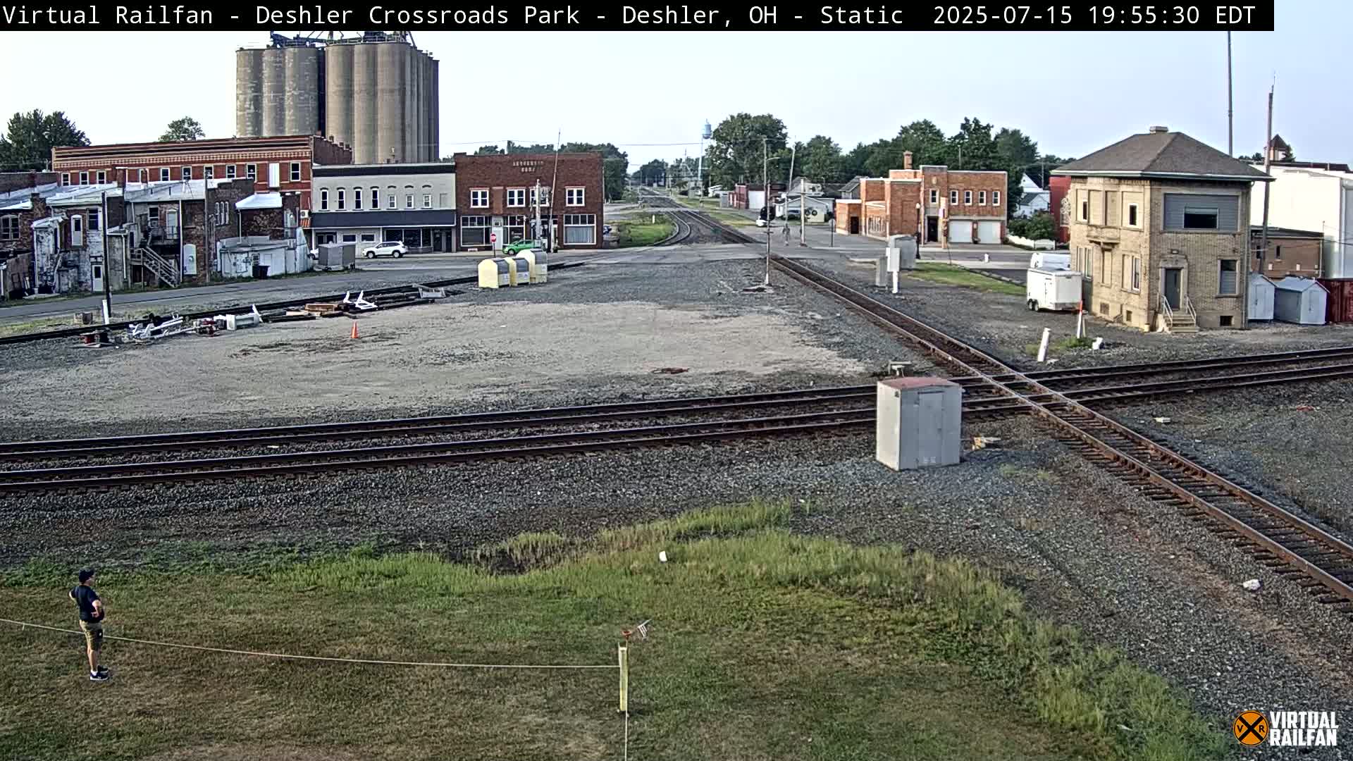 Deshler Crossroad Park Railway Junction Live Cam - Deshler, Henry, Ohio, USA