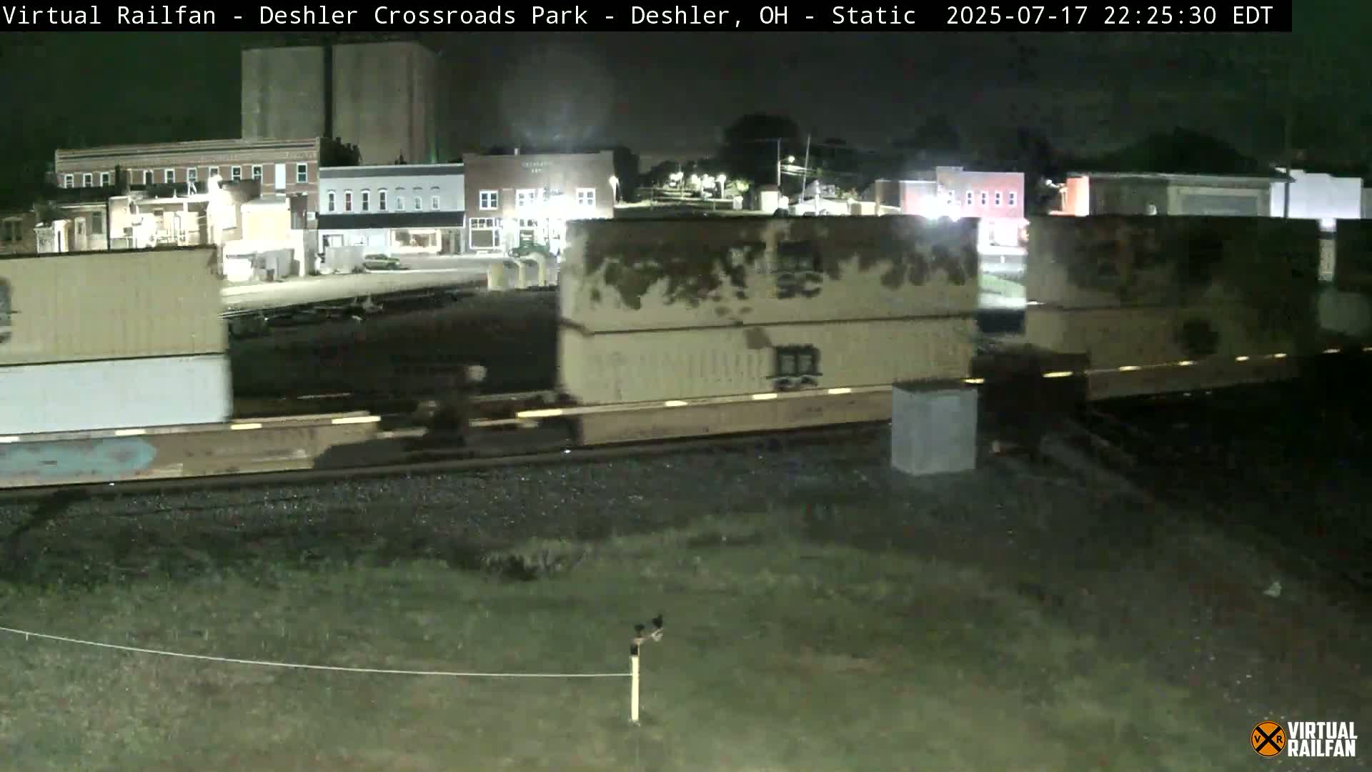 Deshler Crossroad Park Railway Junction Live Cam - Deshler, Henry, Ohio, USA