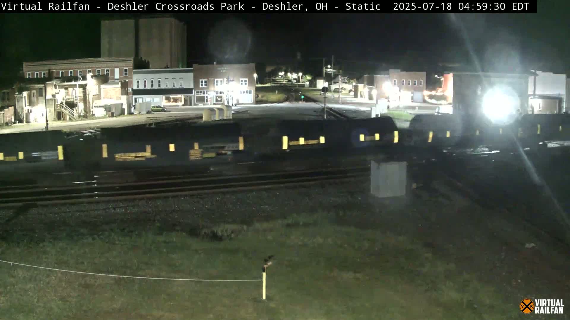 Deshler Crossroad Park Railway Junction Live Cam - Deshler, Henry, Ohio, USA