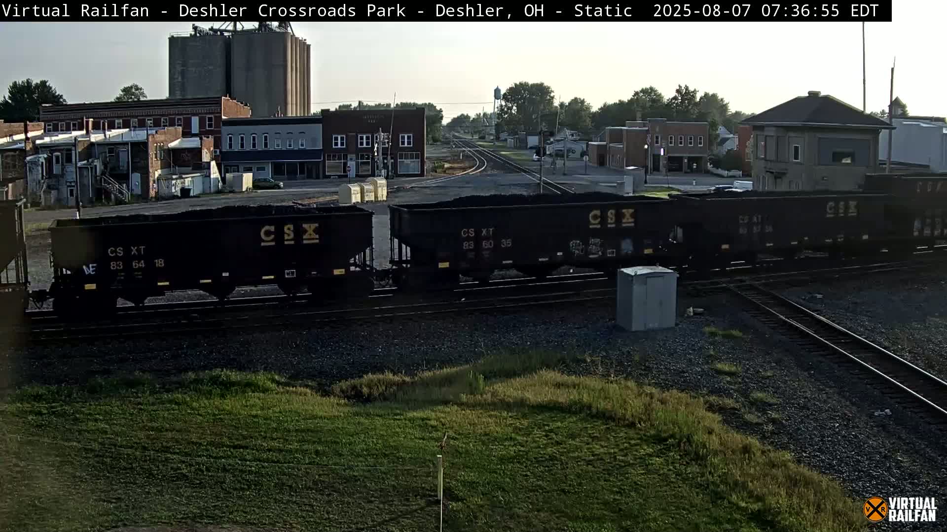 Deshler Crossroad Park Railway Junction Live Cam - Deshler, Henry, Ohio, USA