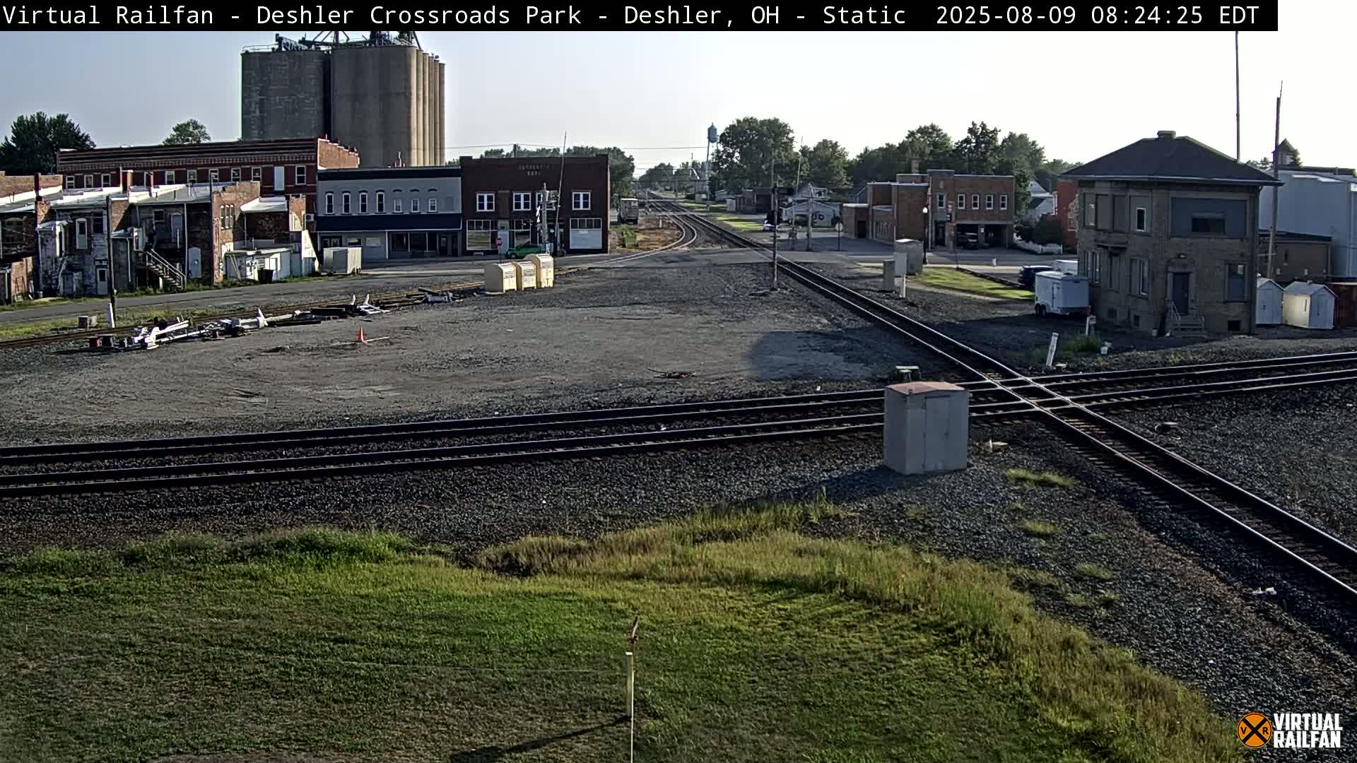 Deshler Crossroad Park Railway Junction Live Cam - Deshler, Henry, Ohio, USA