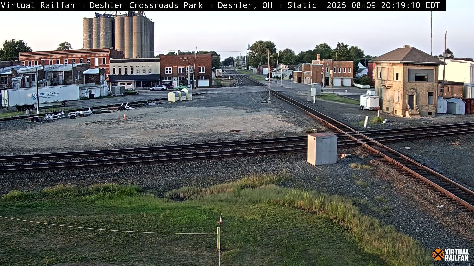 Deshler Crossroad Park Railway Junction Live Cam - Deshler, Henry, Ohio, USA