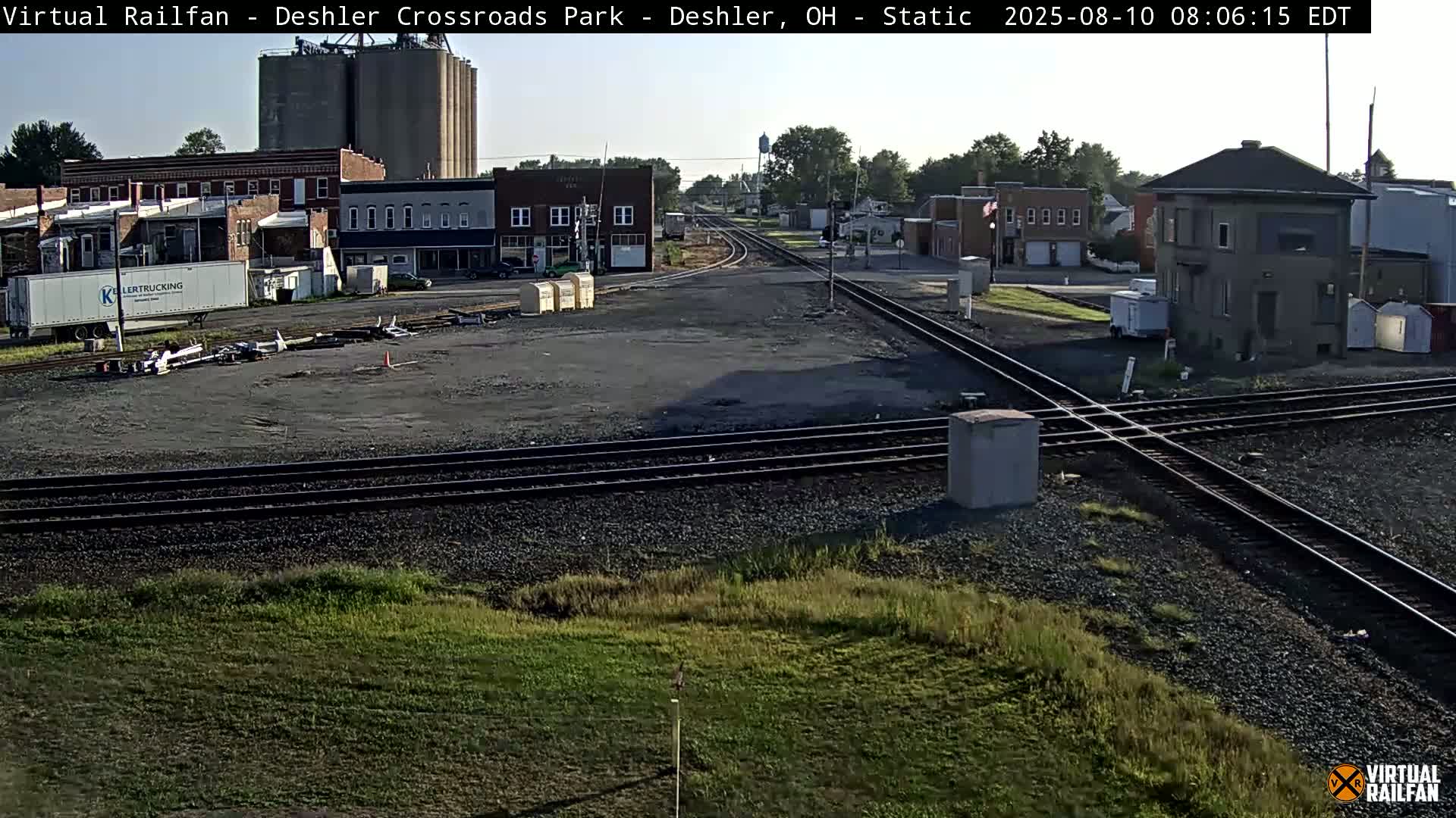 Deshler Crossroad Park Railway Junction Live Cam - Deshler, Henry, Ohio, USA