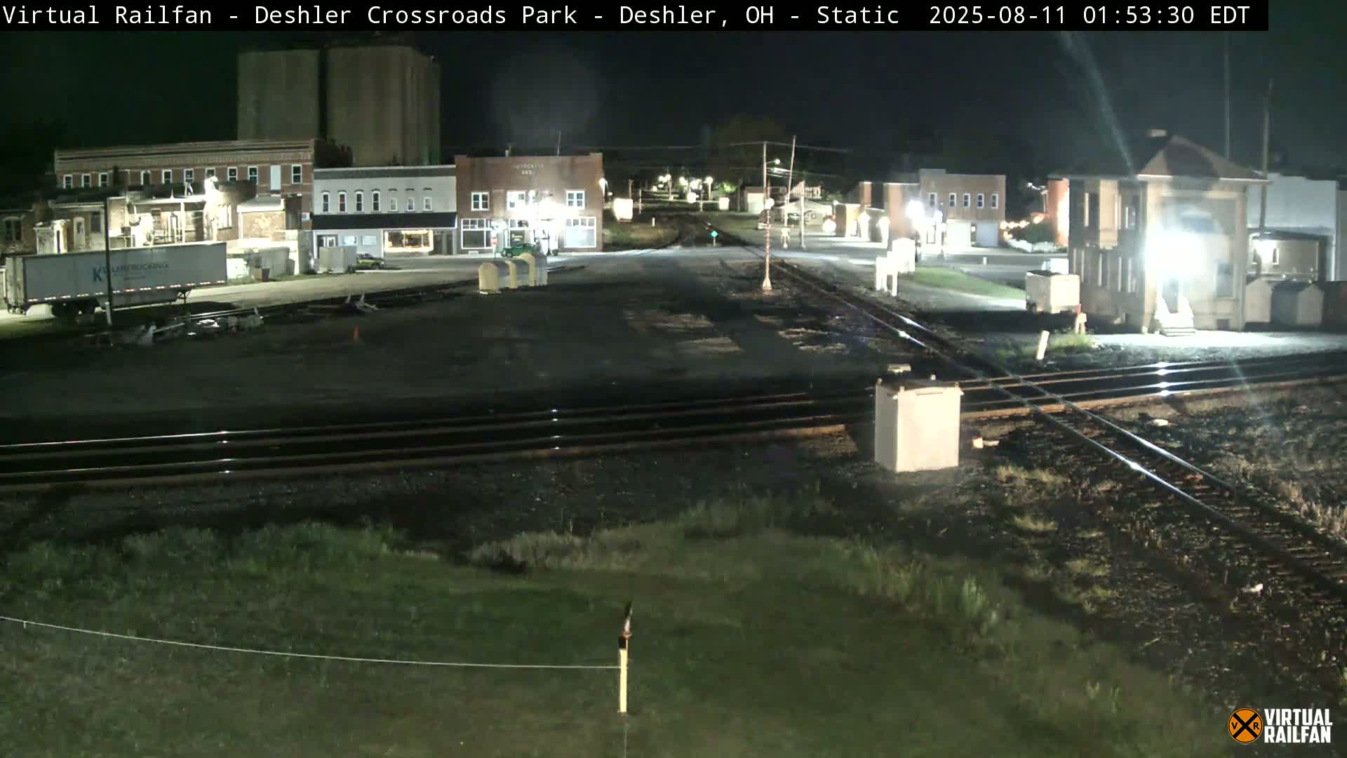 Deshler Crossroad Park Railway Junction Live Cam - Deshler, Henry, Ohio, USA