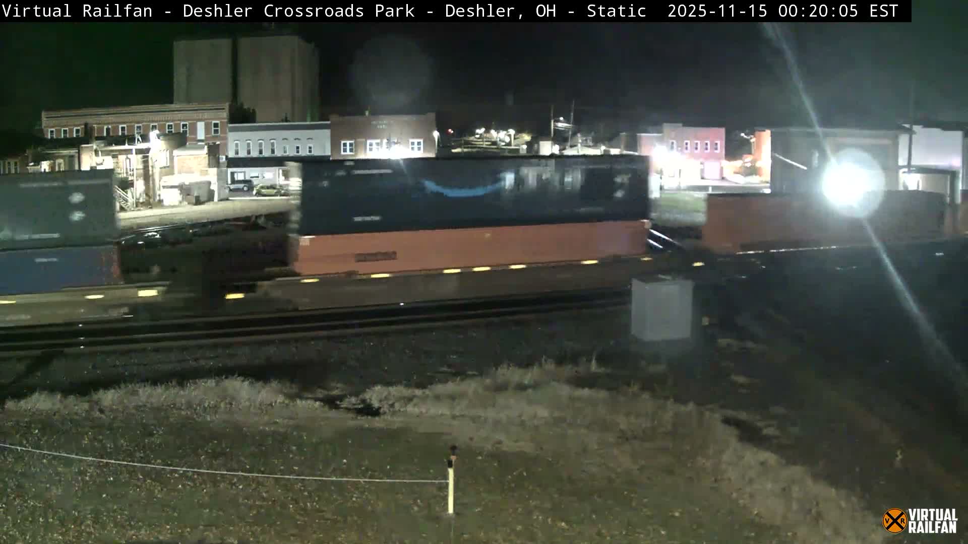 Deshler Crossroad Park Railway Junction Live Cam - Deshler, Henry, Ohio, USA