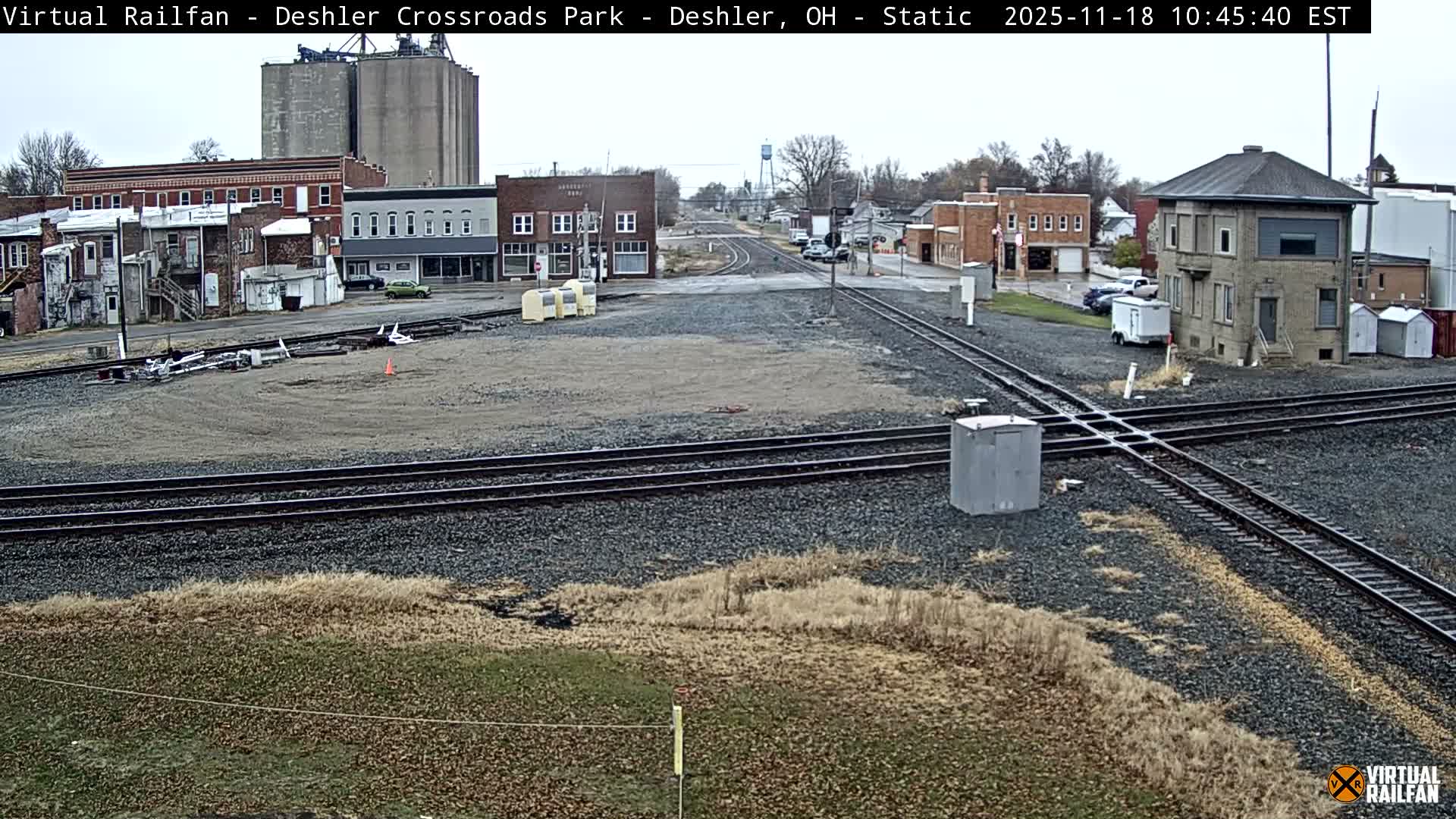 Deshler Crossroad Park Railway Junction Live Cam - Deshler, Henry, Ohio, USA