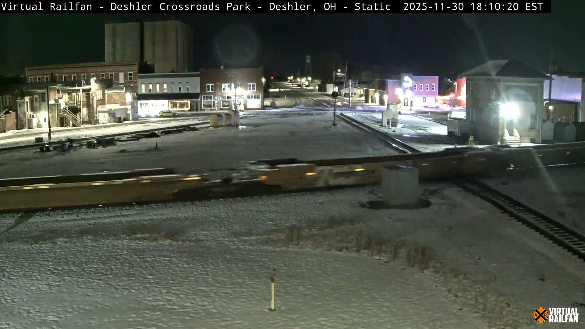 Deshler Crossroad Park Railway Junction Live Cam - Deshler, Henry, Ohio, USA