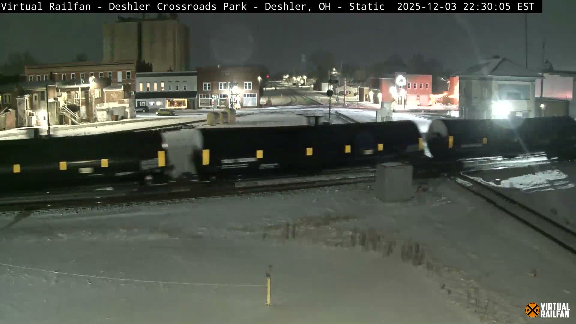 Deshler Crossroad Park Railway Junction Live Cam - Deshler, Henry, Ohio, USA
